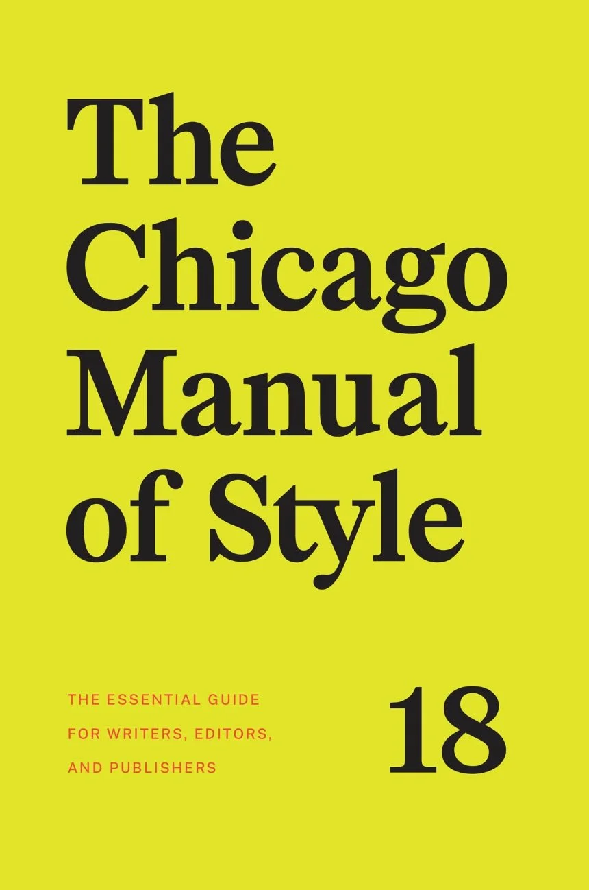 Crediting typefaces in books