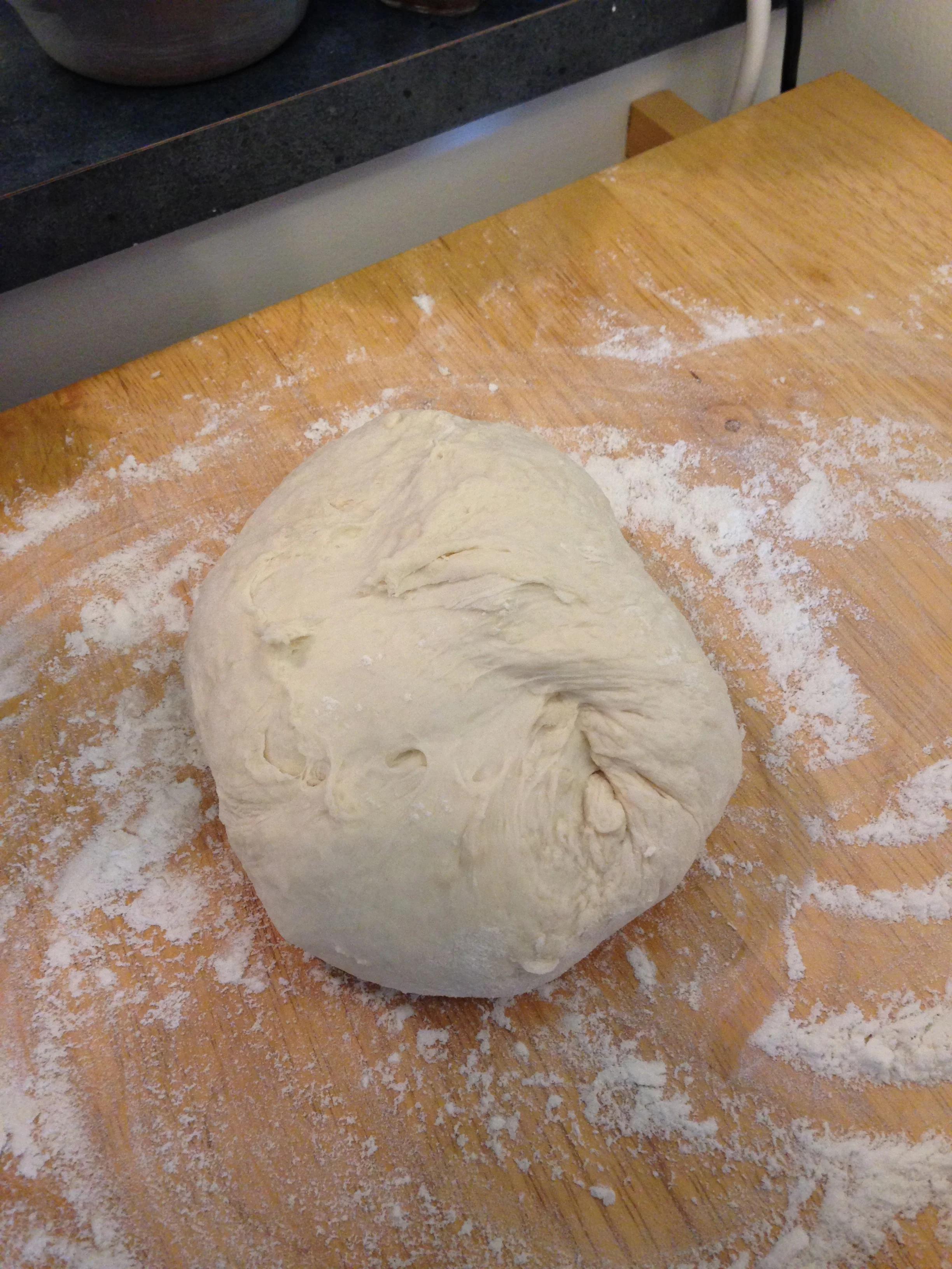 After kneading