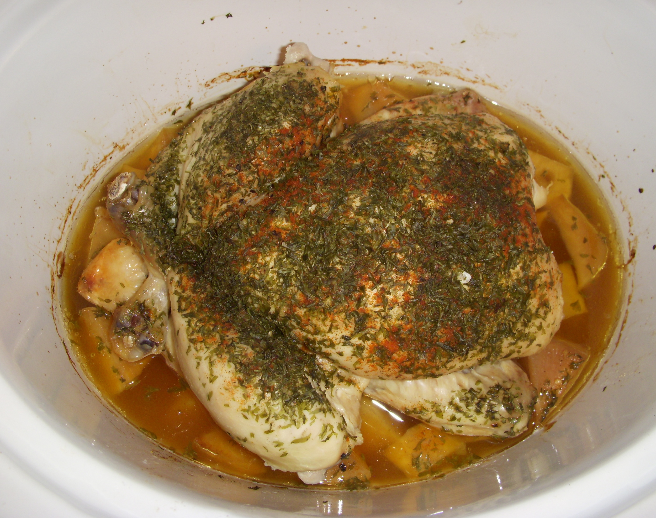 Slowcooker Roasted Chicken