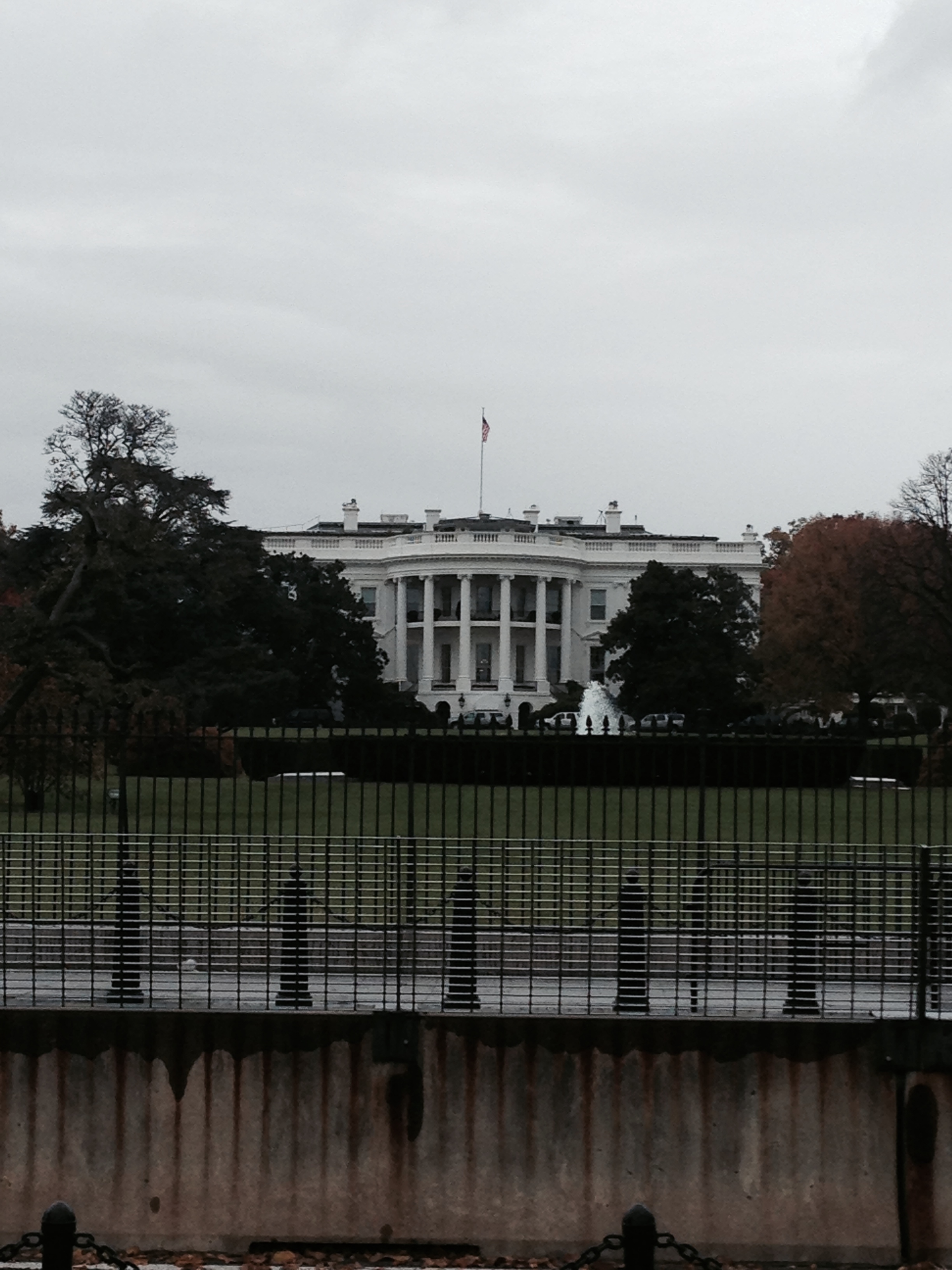 White House front door!