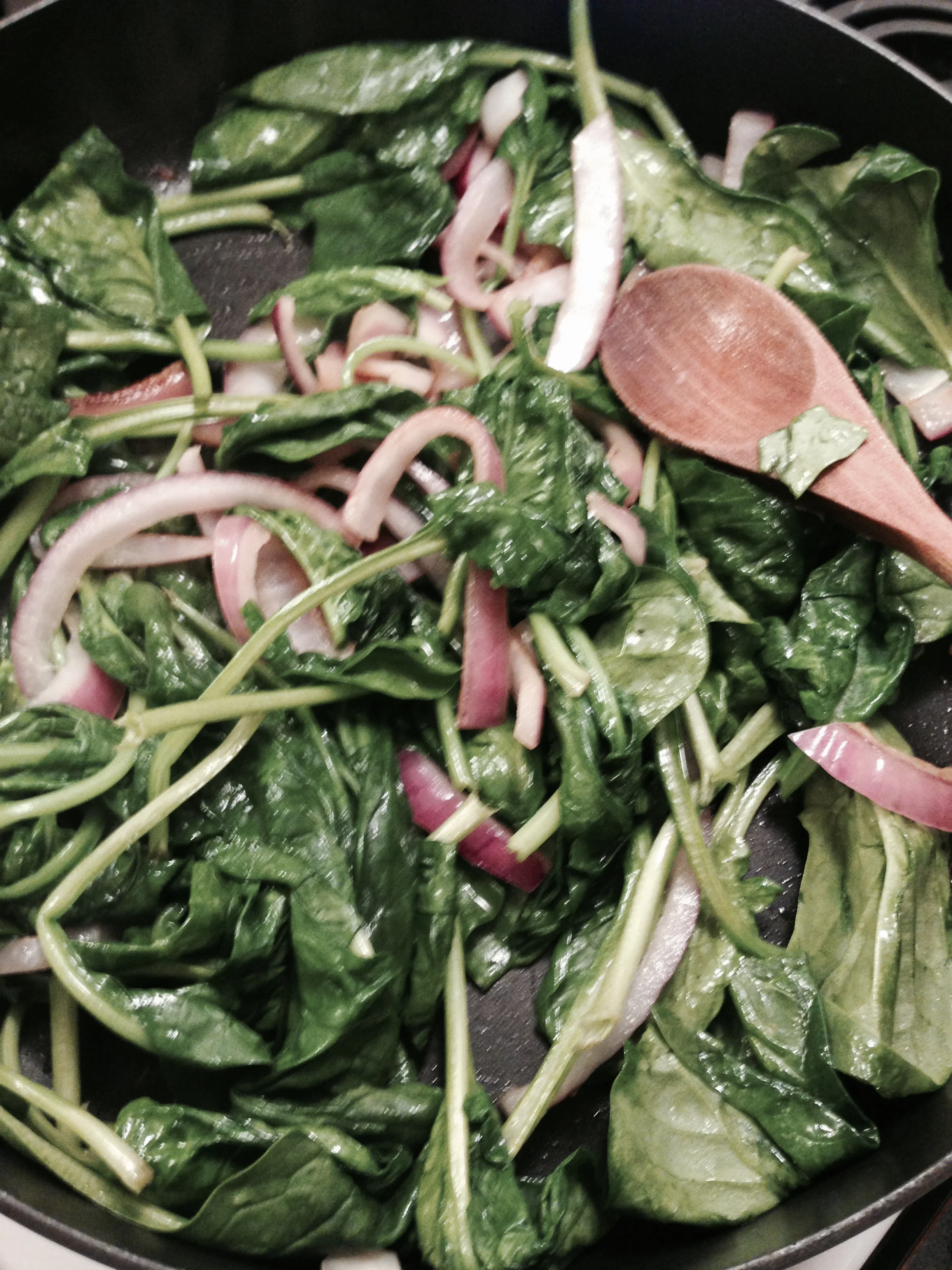 Spinach and Onion