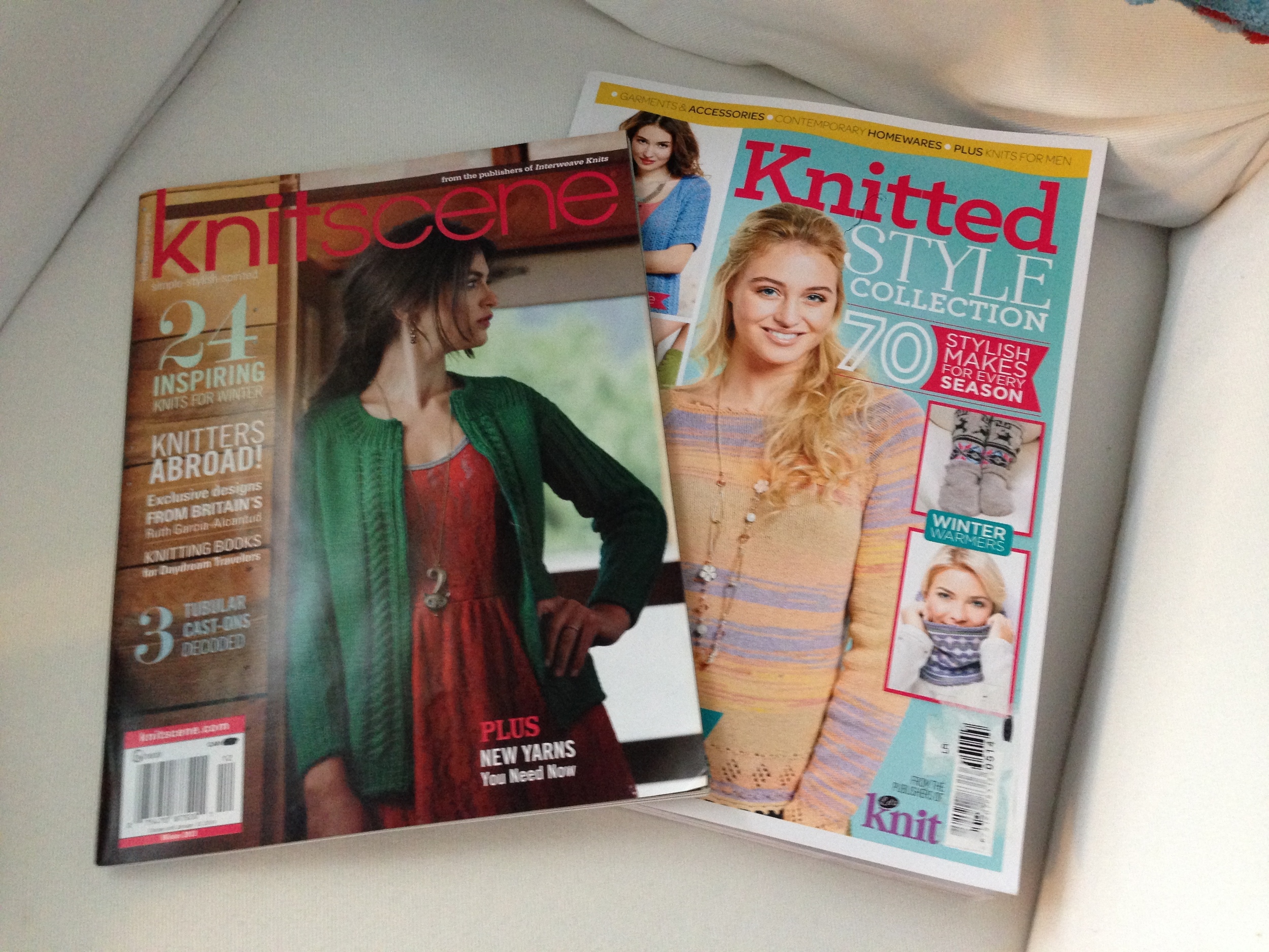 The new knitting mags