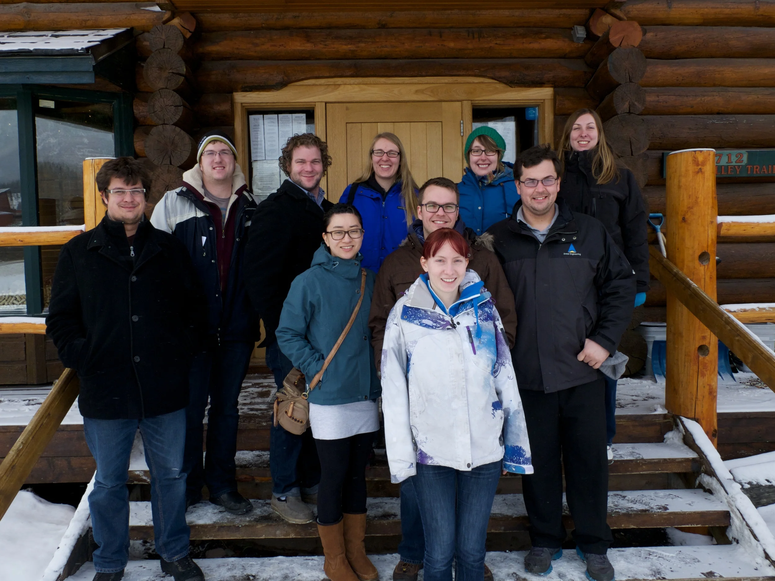 Two missing! They went snow boarding instead of breakfast =P