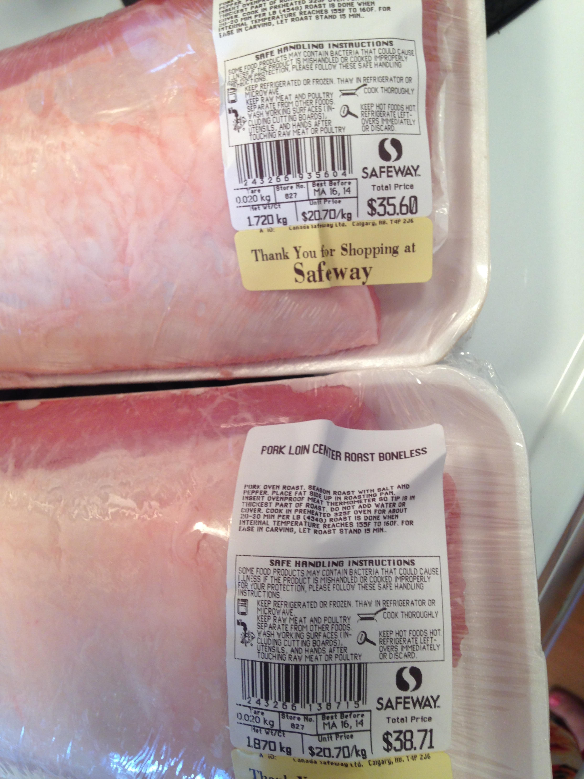 Pork Loins