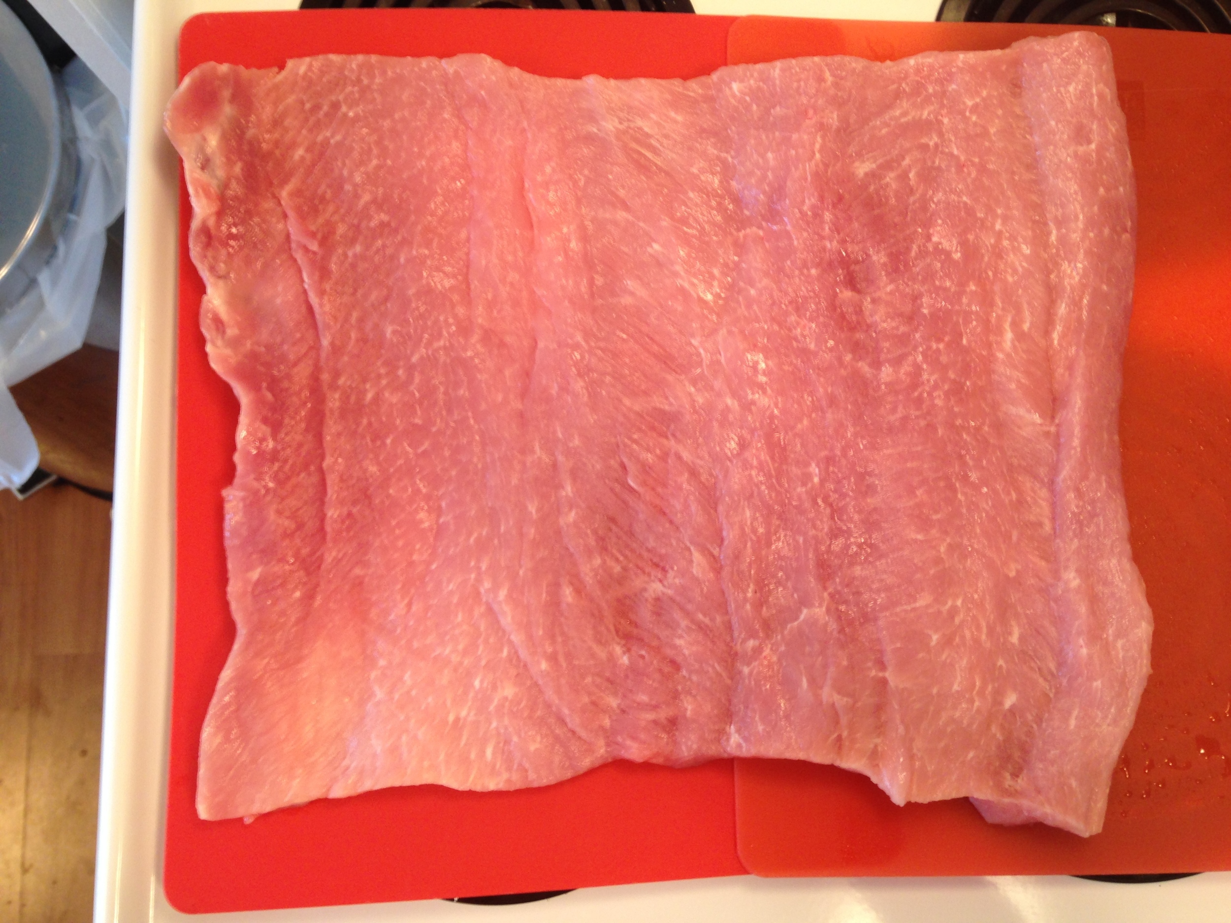 Butcher cut and ready.