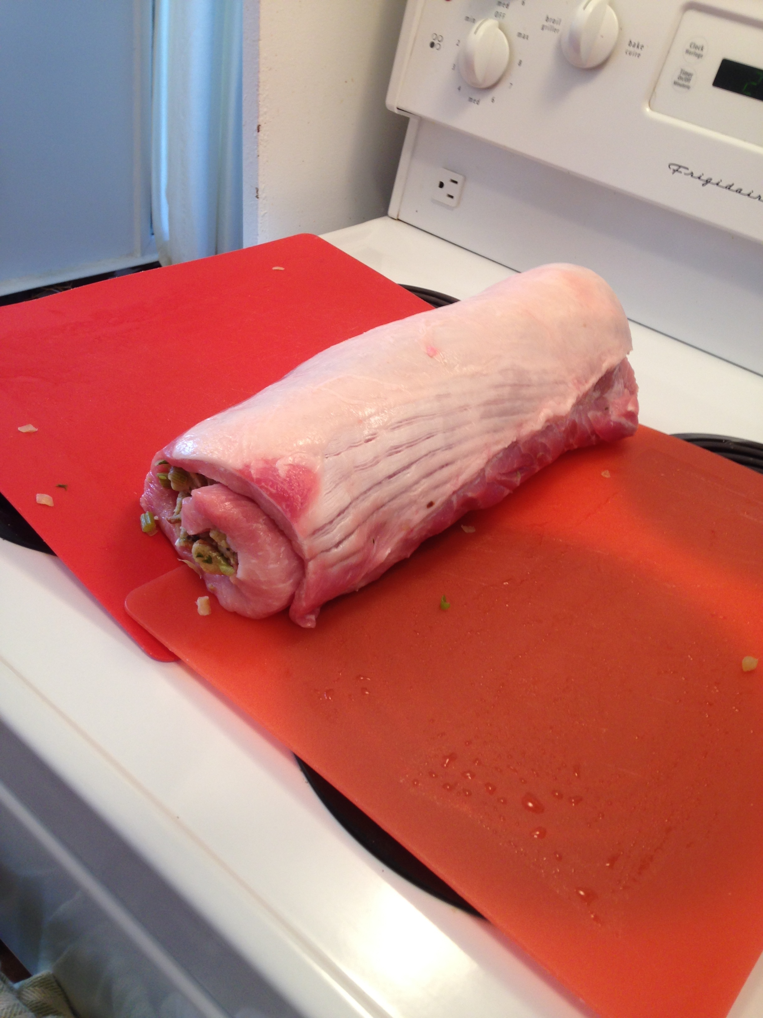 Rolled up tight!