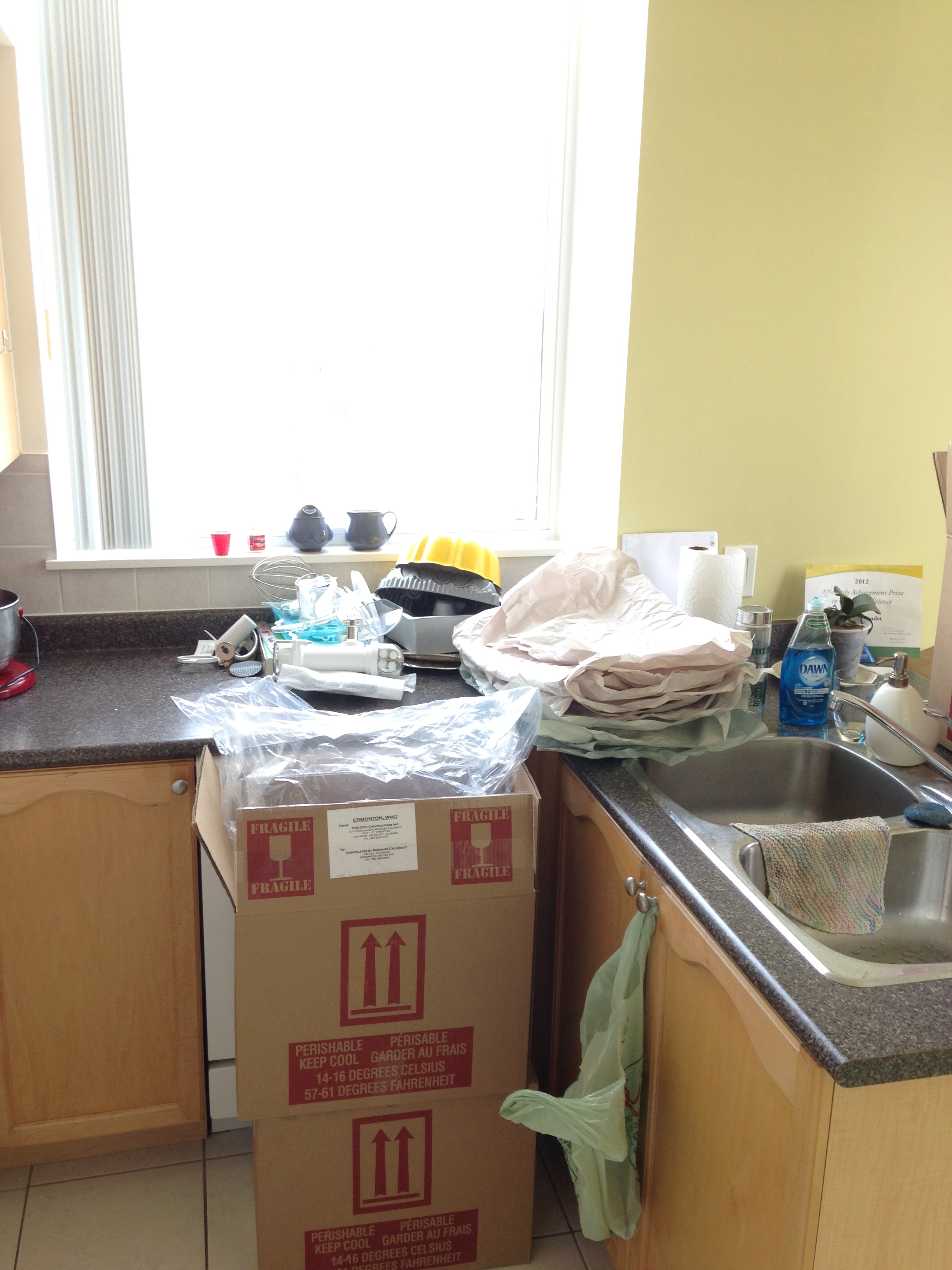 Unpacking my kitchen