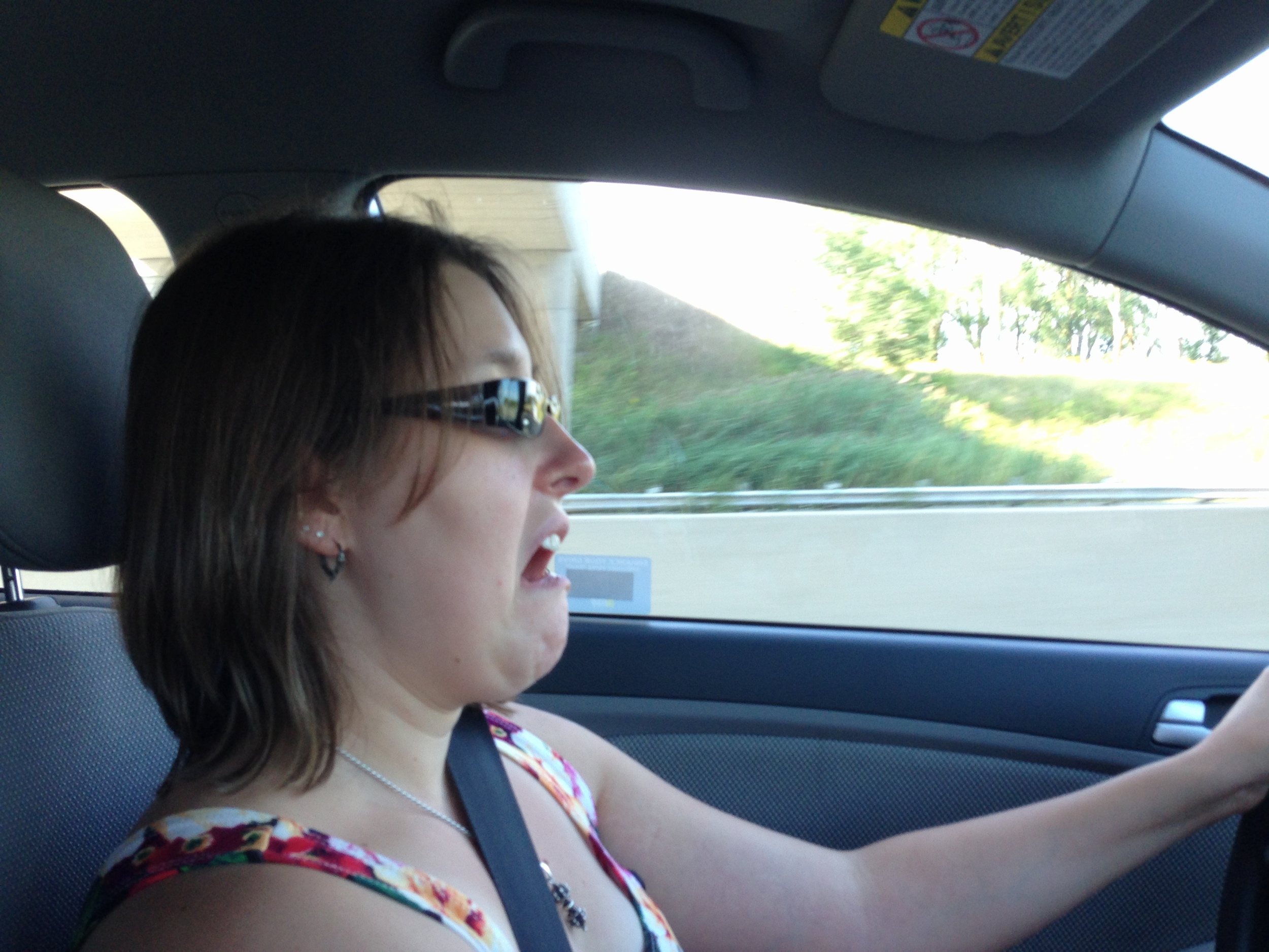 This was my face while driving the 401.