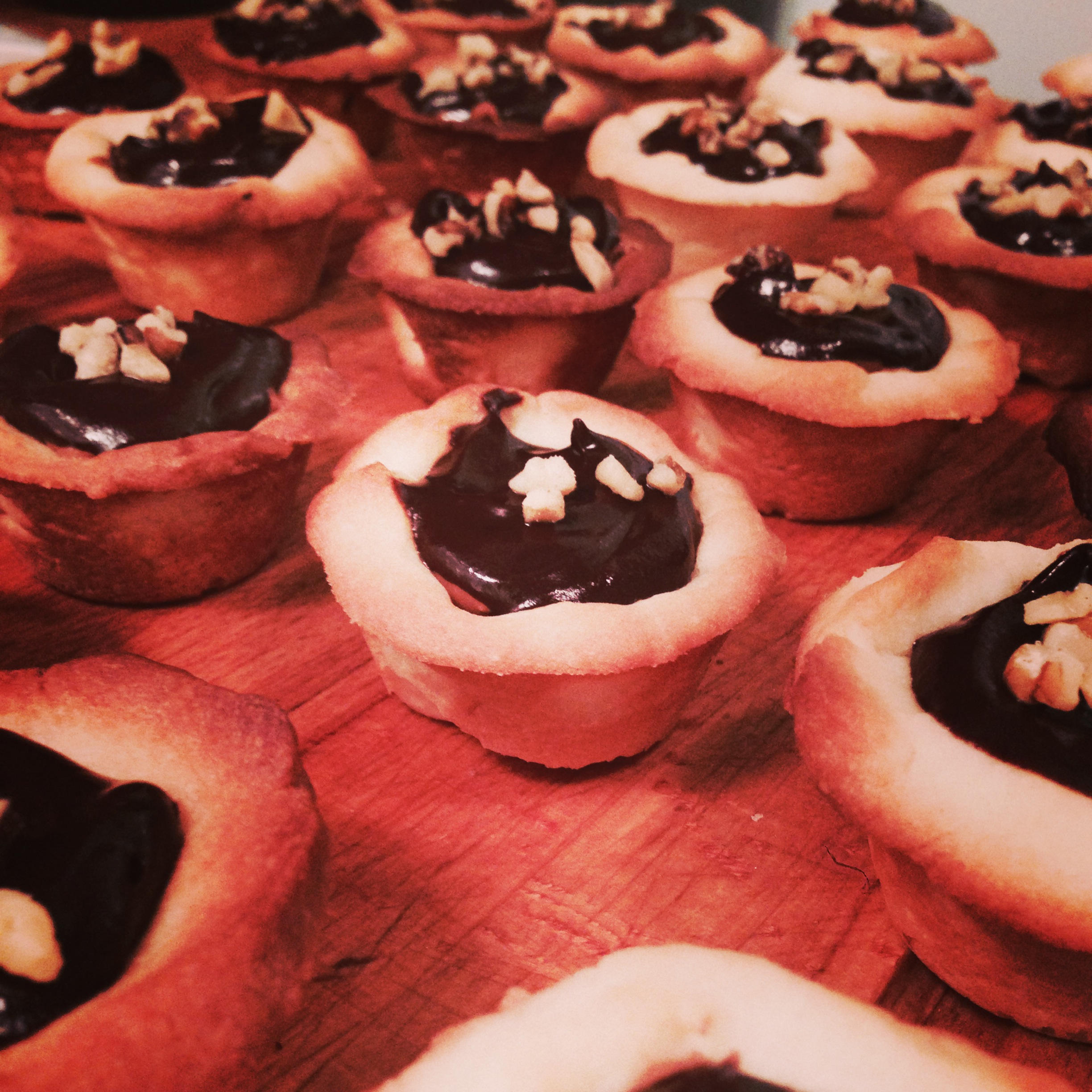 The Chocolate Hazelnut Tarts