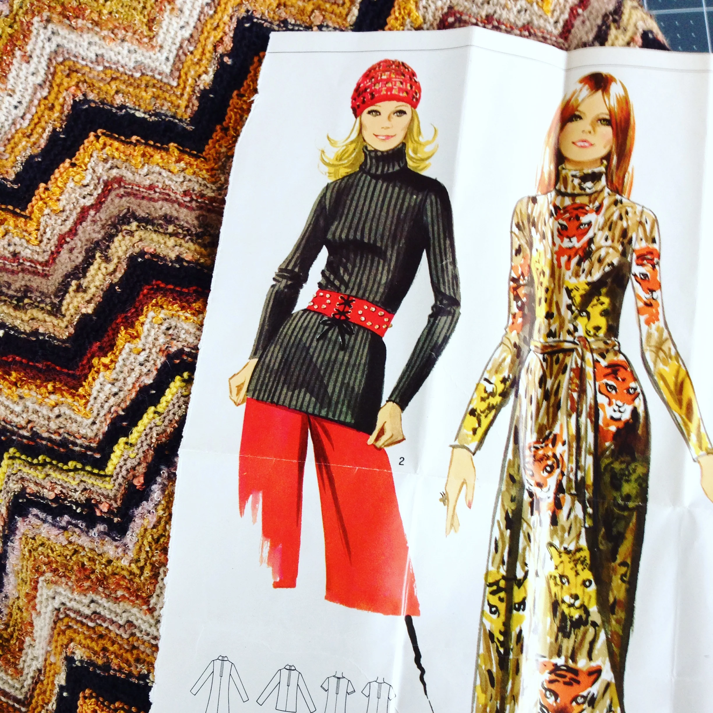 The 1970s Sweater Dress