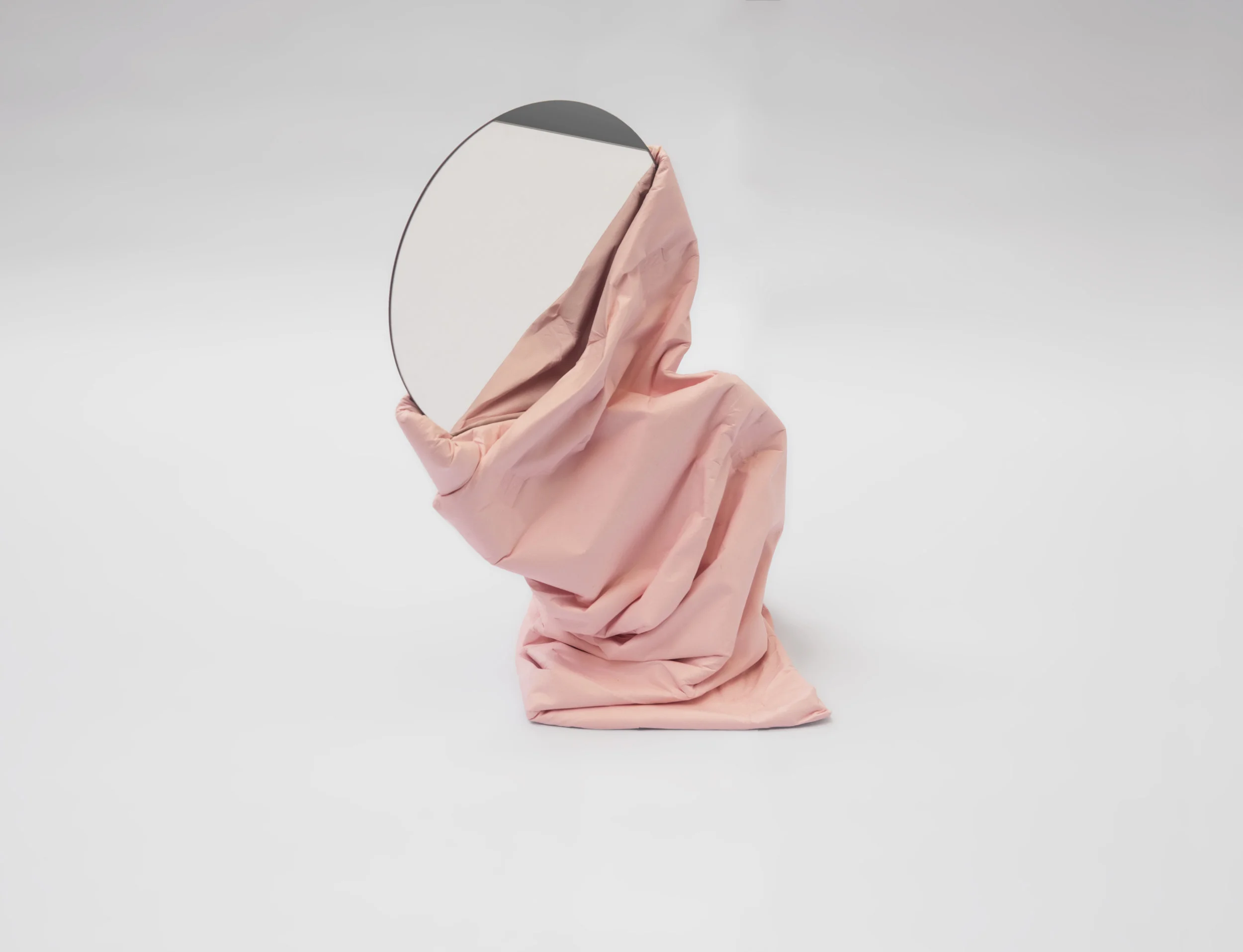 S mirror No.3 Salmon Material: paper