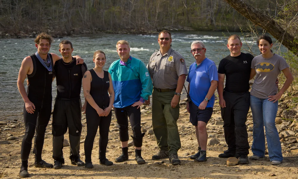 Haggard rafting crew after 48hrs and 30 miles of river.