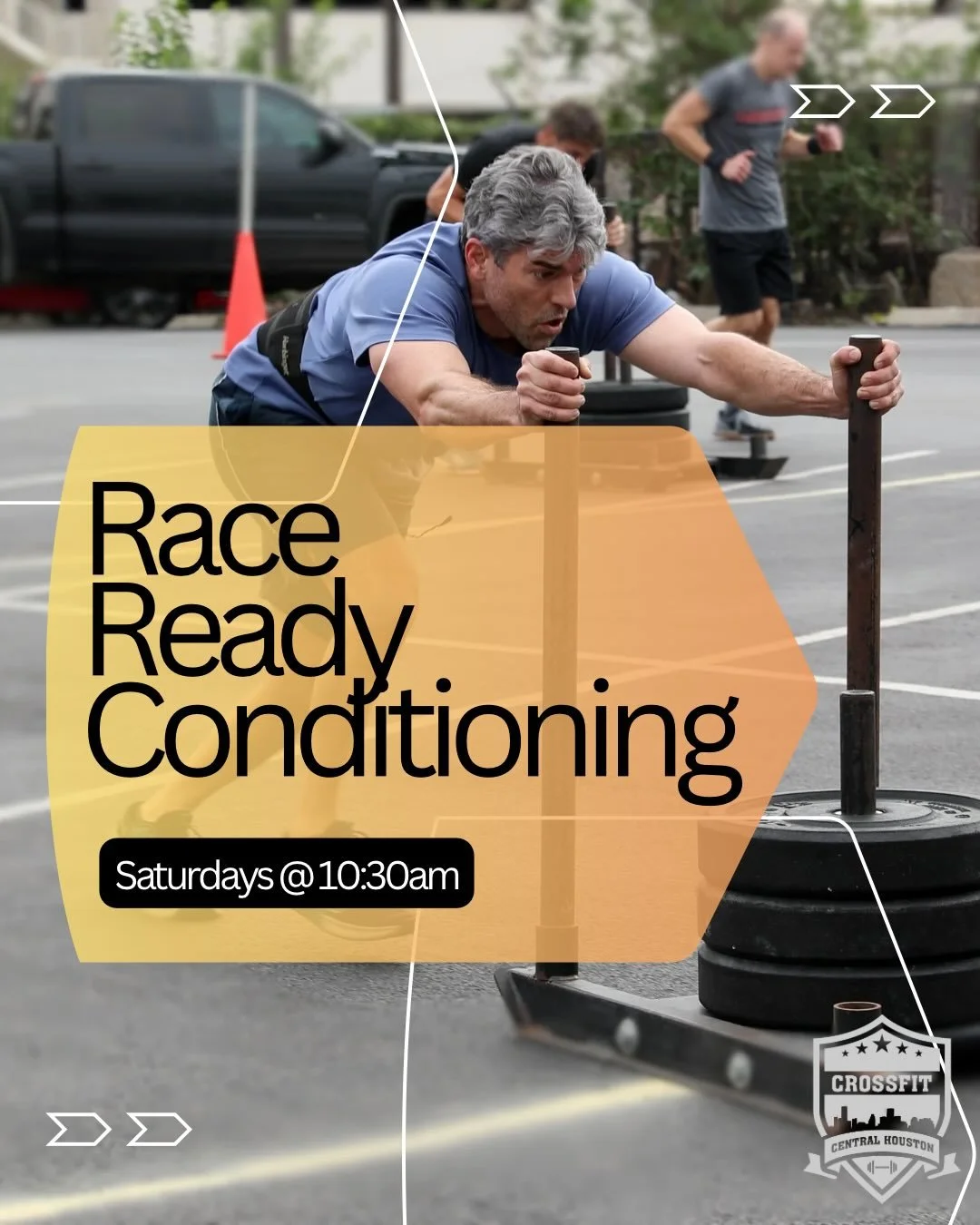 👀 Looking to prep for your upcoming functional fitness race?

We have the class for you!

Race Ready Conditioning is our newest addition designed to help you build your engine for longer duration efforts (40-50min). It will include low skill, functi