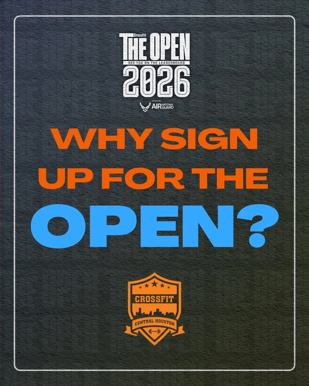 We make the @crossfitgames Open a BIG deal every year!

Why?

👉🏽It&rsquo;s an opportunity to bring the ENTIRE community together to participate in a collective purpose. This is a worldwide event! It&rsquo;s pretty incredible to be part of something