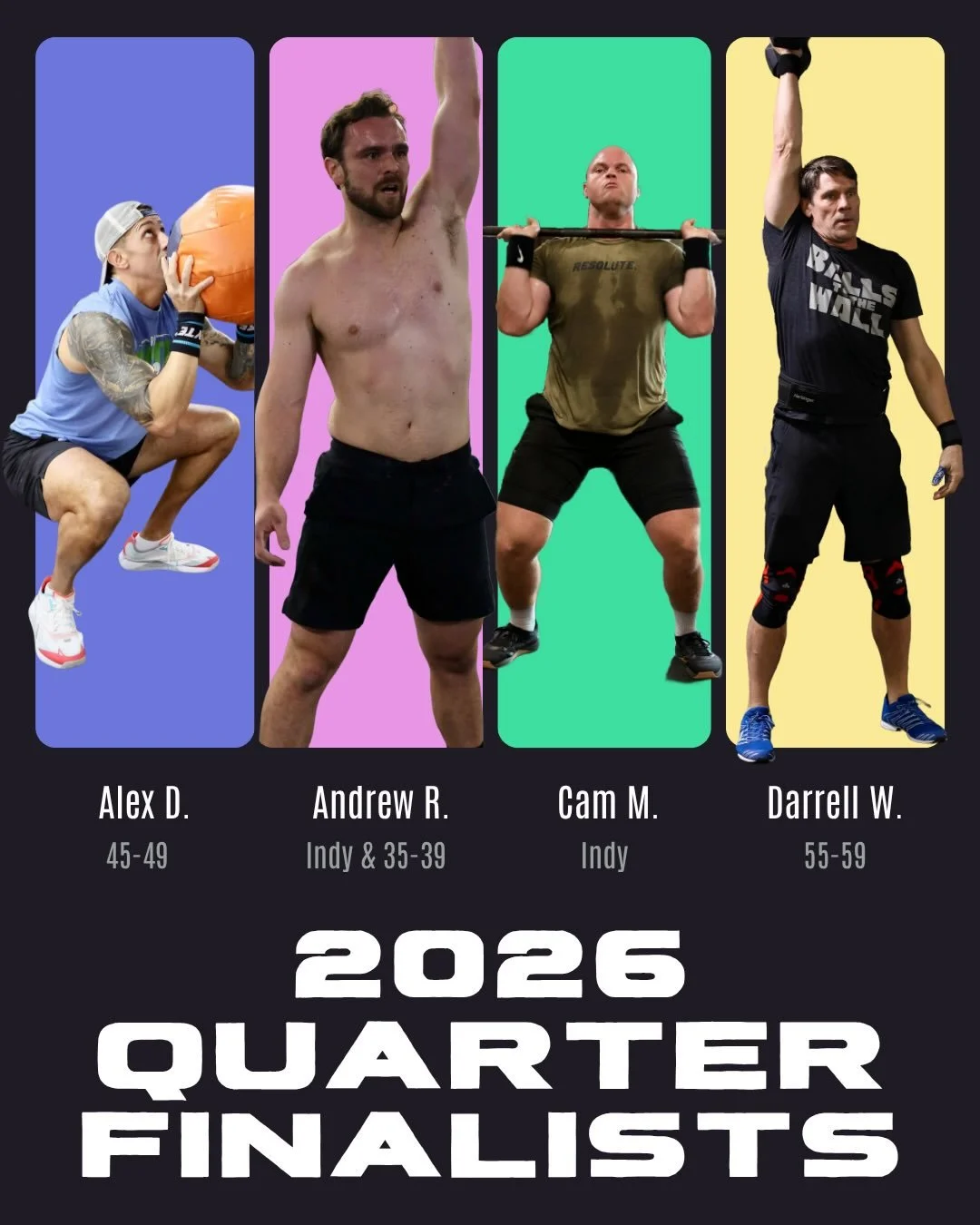 Congrats to all the athletes who made it to Quarterfinals!

QF is the next stage of competition for the @crossfitgames. The top 25% of individuals and age groups are invited to compete in this online qualifier. Workouts will be released next week and