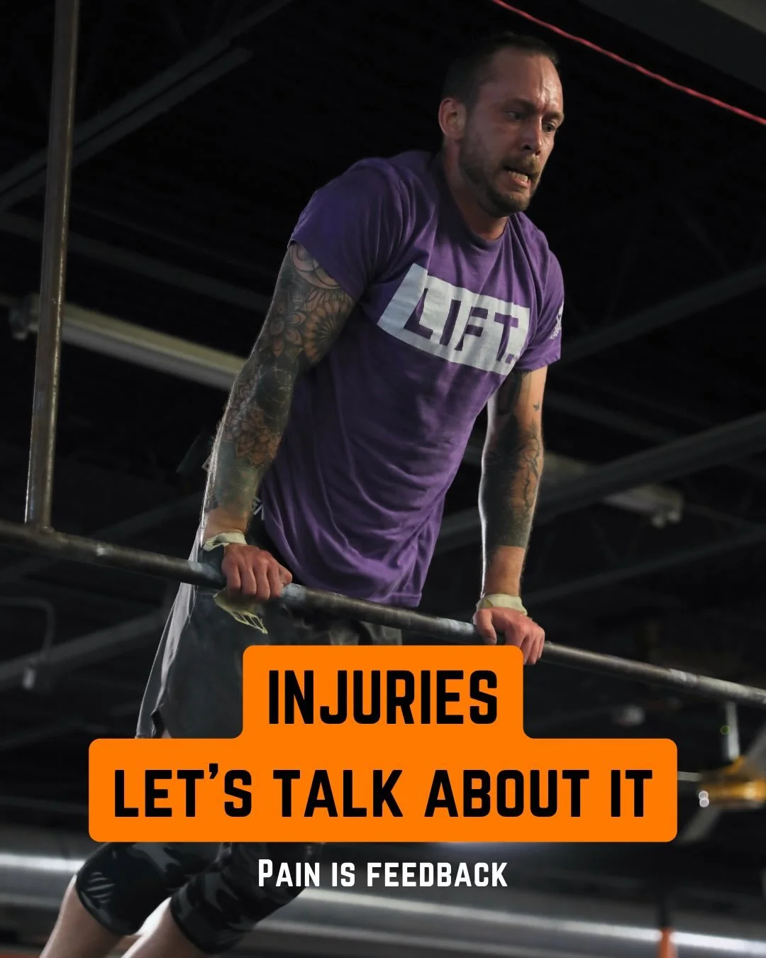 🤕 Injuries

If you train long enough, they&rsquo;ll happen, and that&rsquo;s okay.

Pain is feedback. And how you respond matters.
Most people respond well by backing off, but fall into the trap of reinjuring themselves because they do too much, too