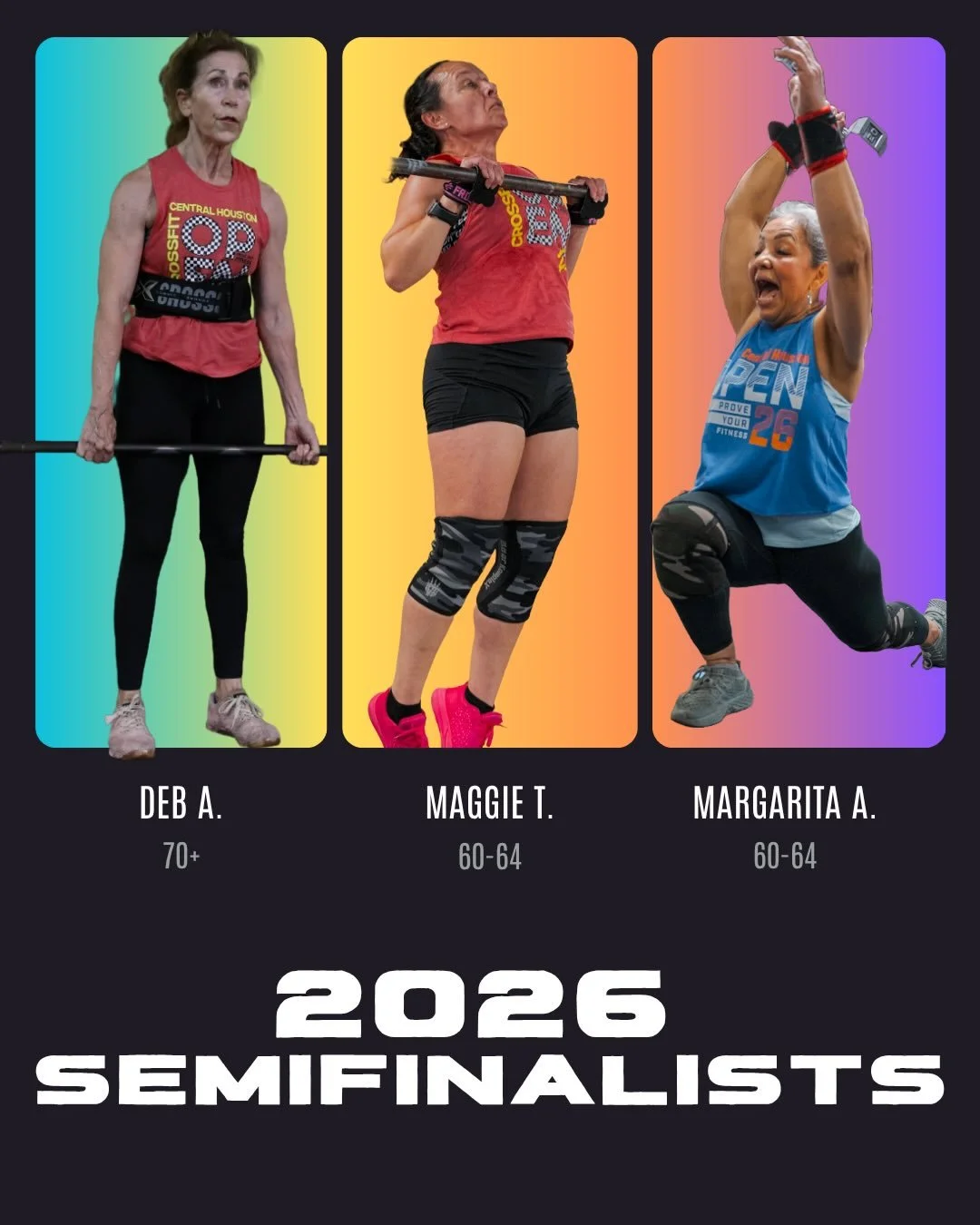 Congrats to all the athletes who made it to the @crossfitgames Semifinals!

Semis is the penultimate stage of qualification to the @crossfitgames. Athletes may have the option to compete at a live Semifinal competition and/or compete in the online Se