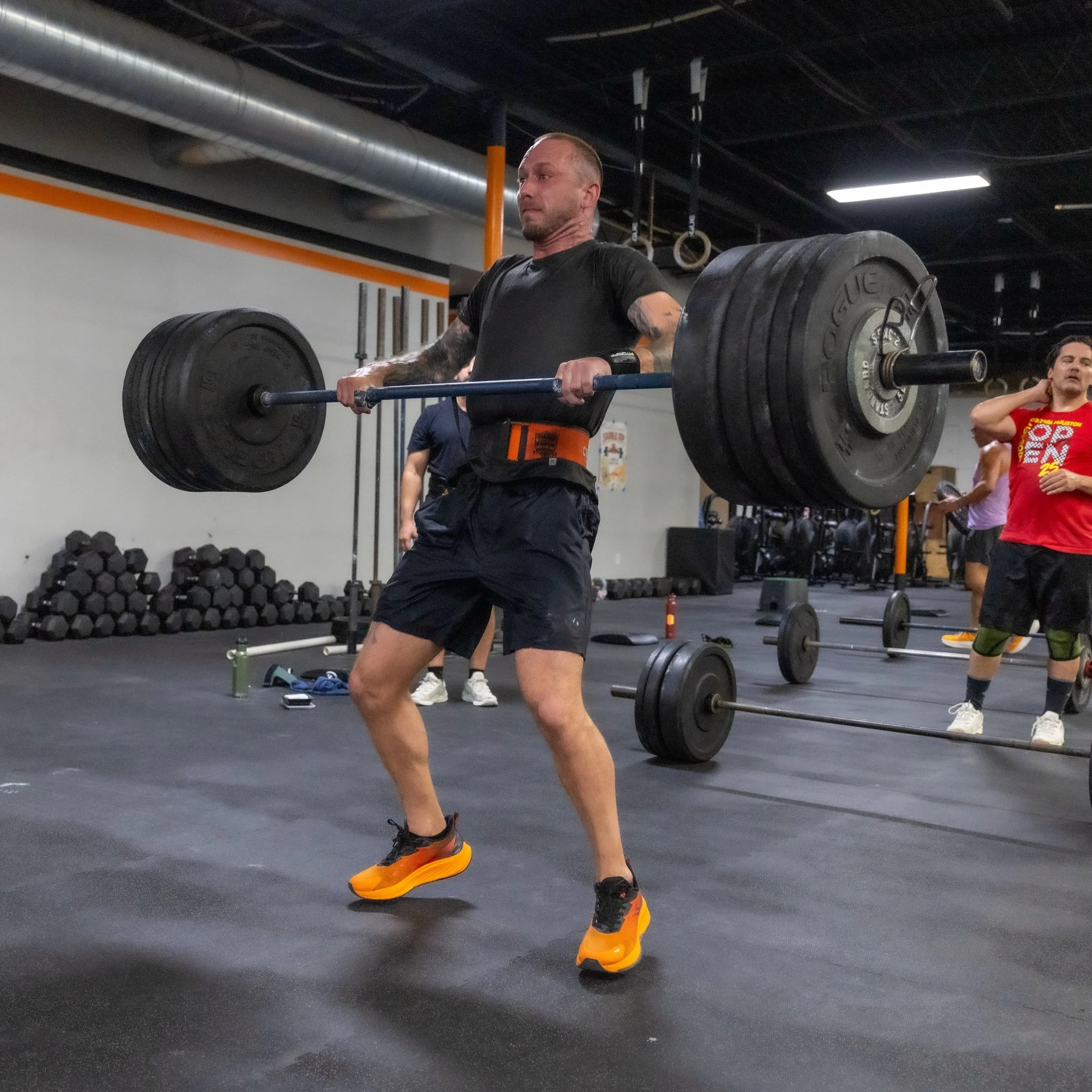 Good luck to @jerameyhintz, Morgan, and Matt this Saturday at @thefittestexperience Throwdown! They will be competing in the Men&rsquo;s Intermediate division as Cirque de Sore Legs. 

The comp will be held at @skylinecrossfit_theheights. Head to the