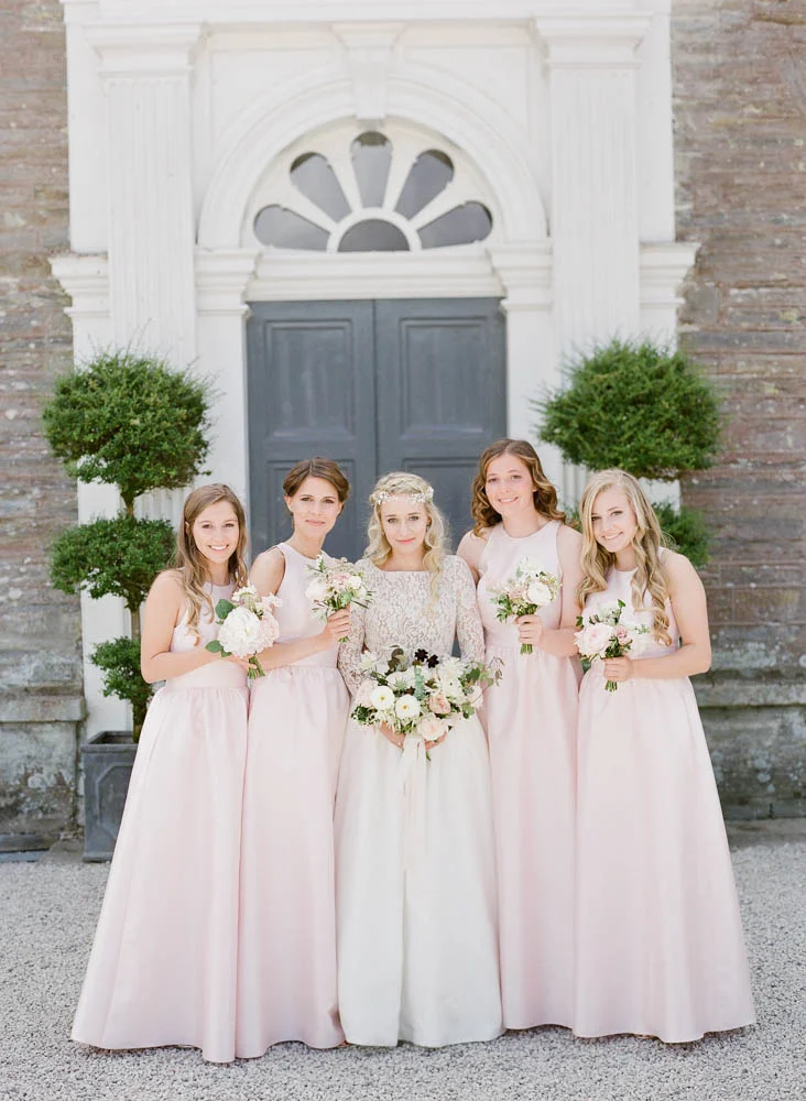 Bride and her Maids
