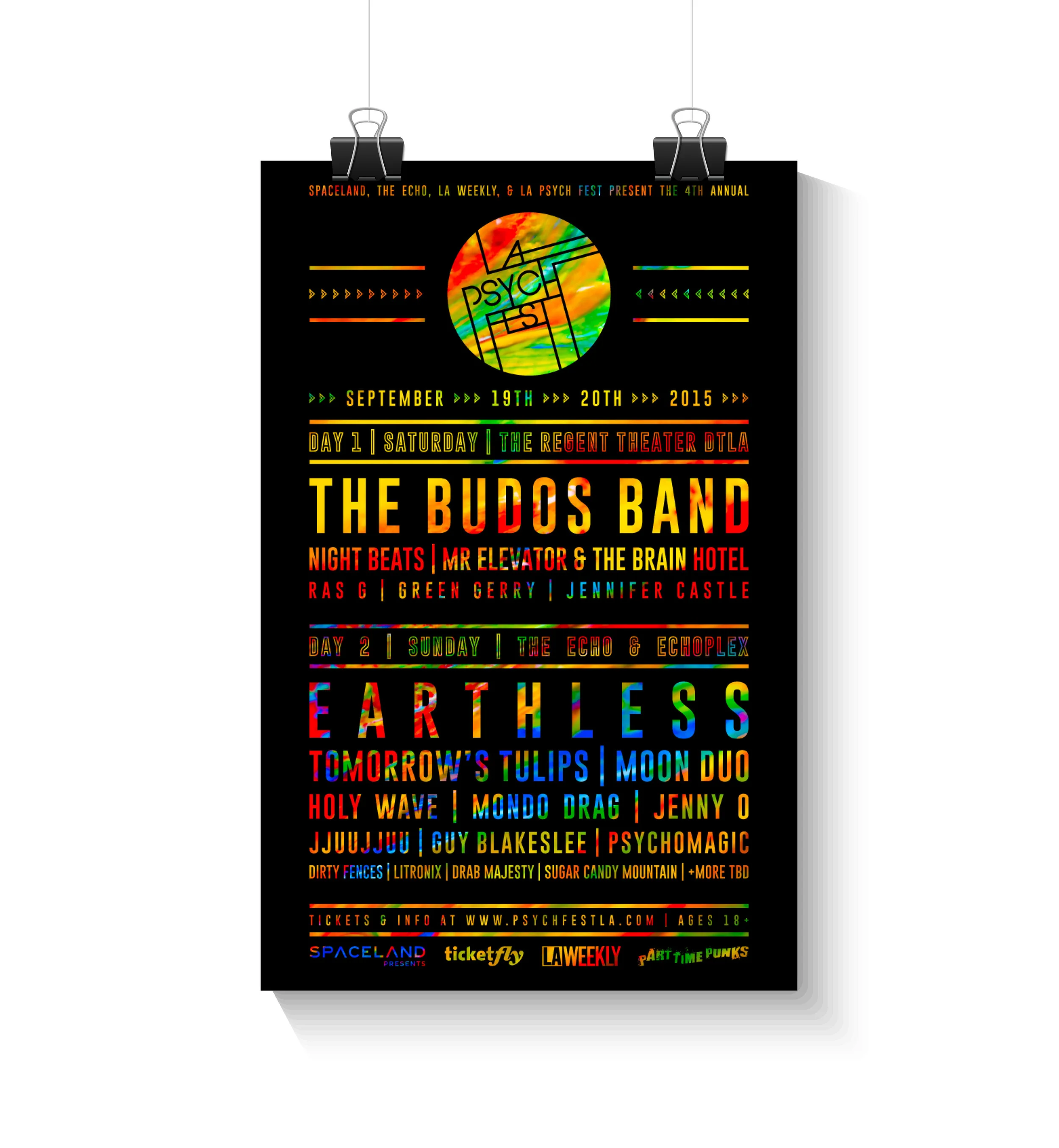 Los Angeles Psych Fest Event Poster | by Dorey Kronick