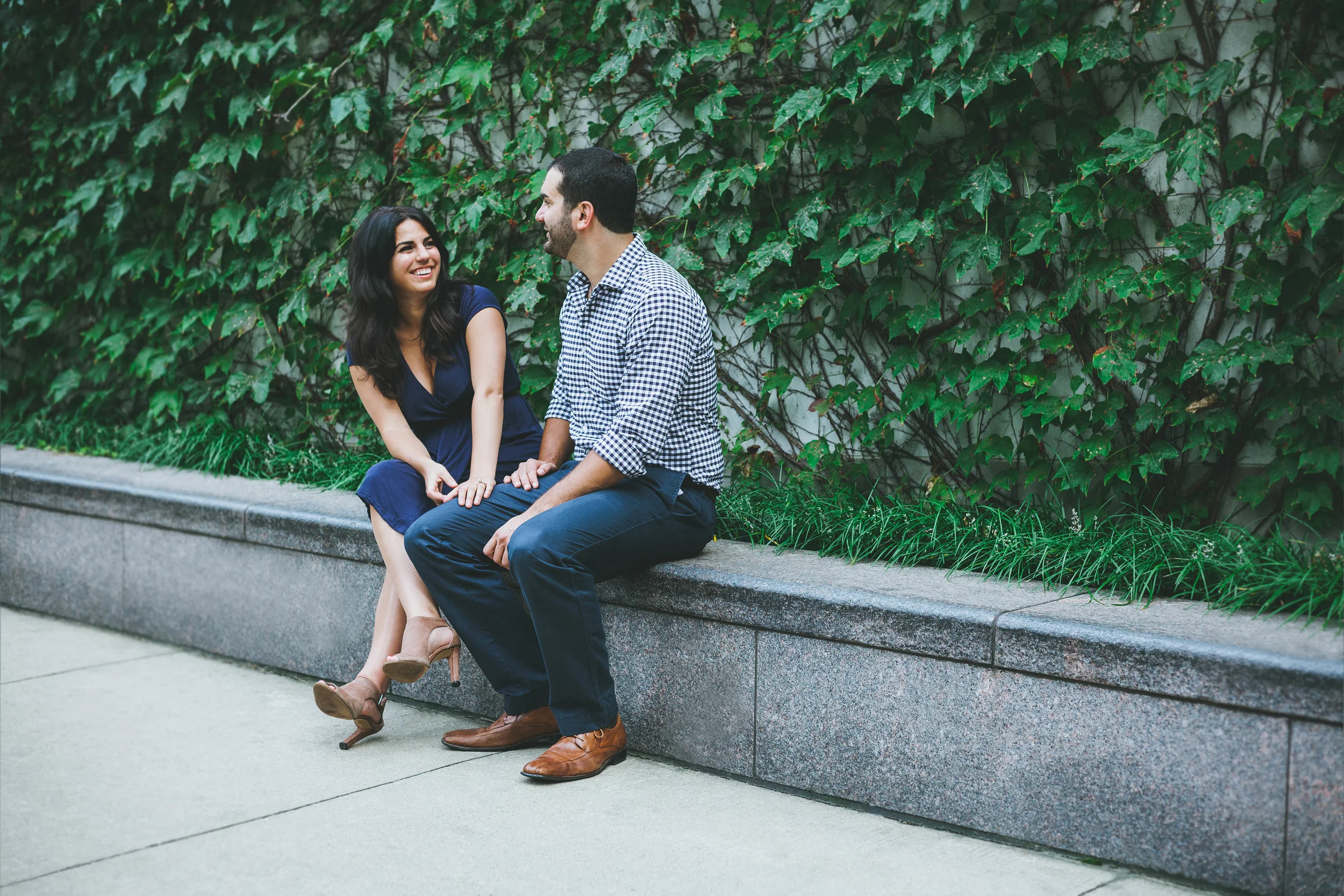 Analisa & Alex's Downtown Chicago Engagement | Photo by Dorey Kronick