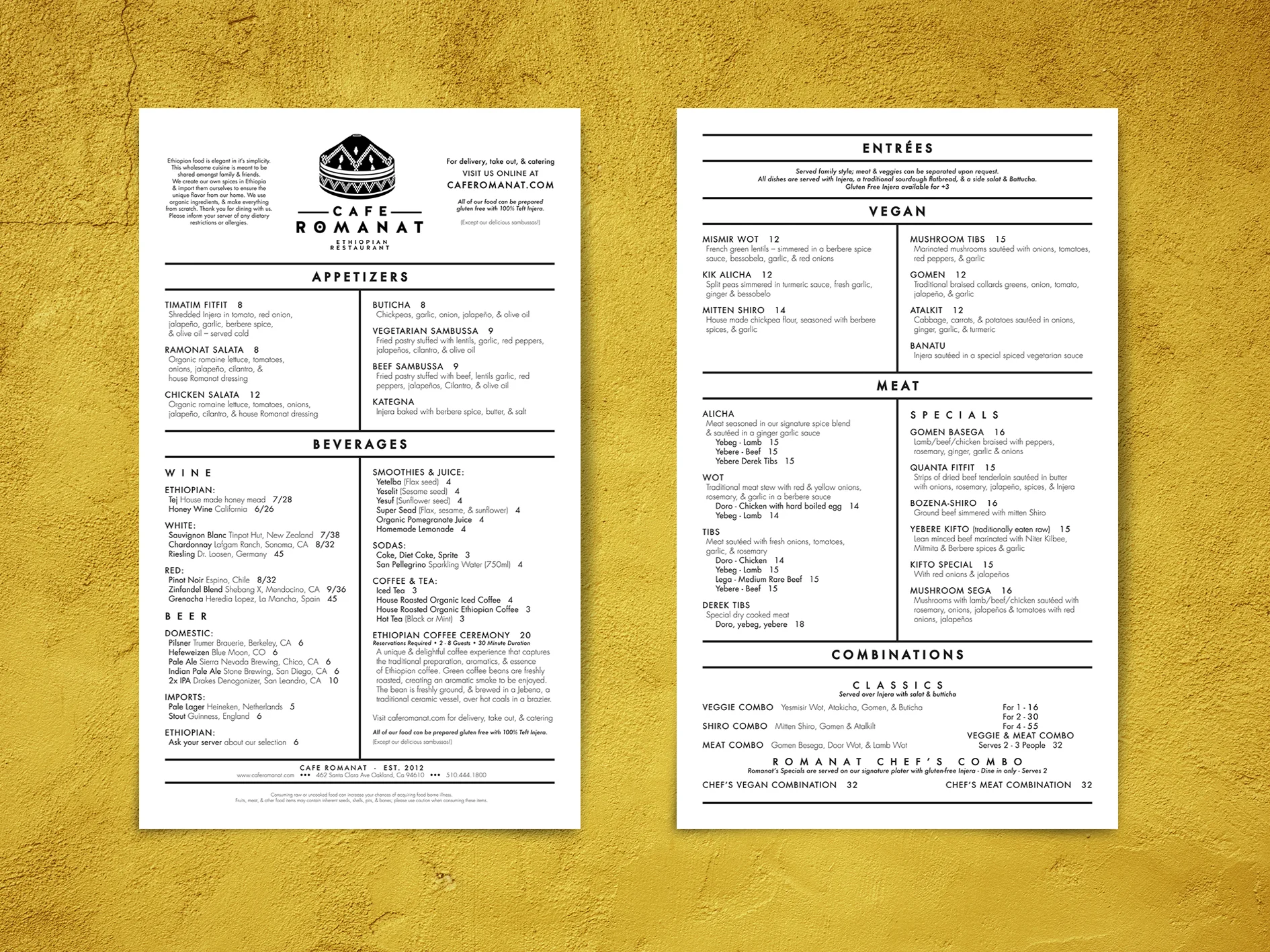 Cafe Romanat Menus | by Dorey Kronick