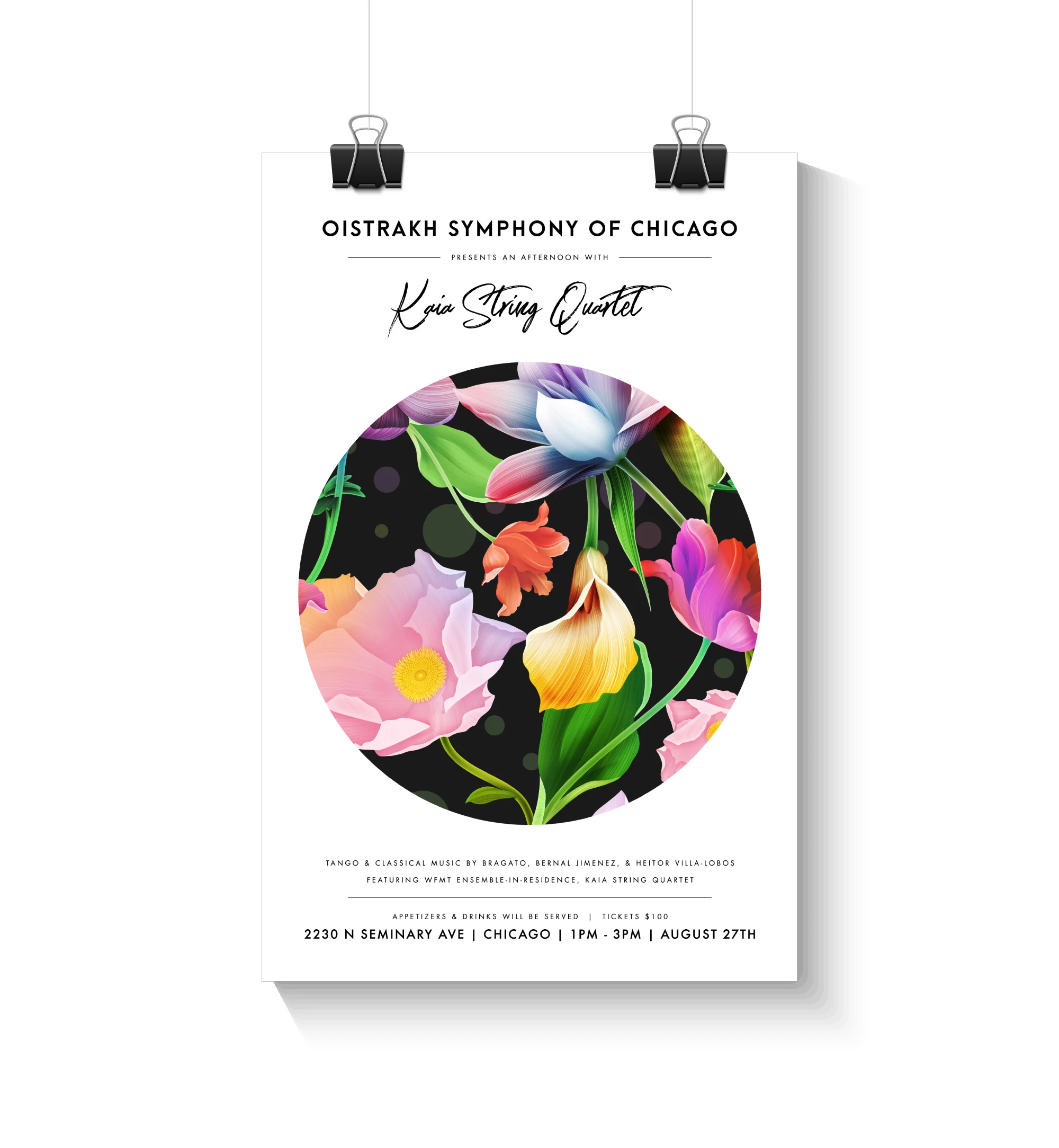 Oistrakh Symphony Orchestra Concert Poster | by Dorey Kronick