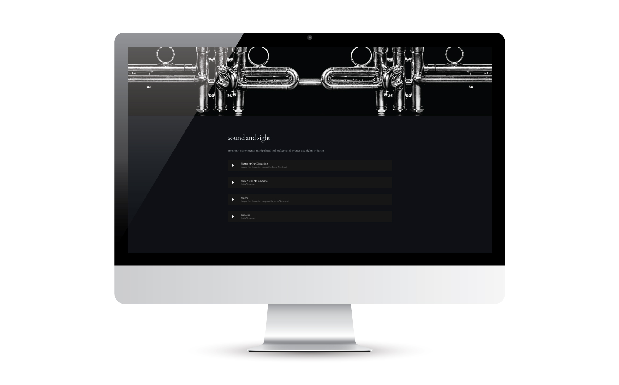 Justin Woodward, Musician Website | by Dorey Kronick