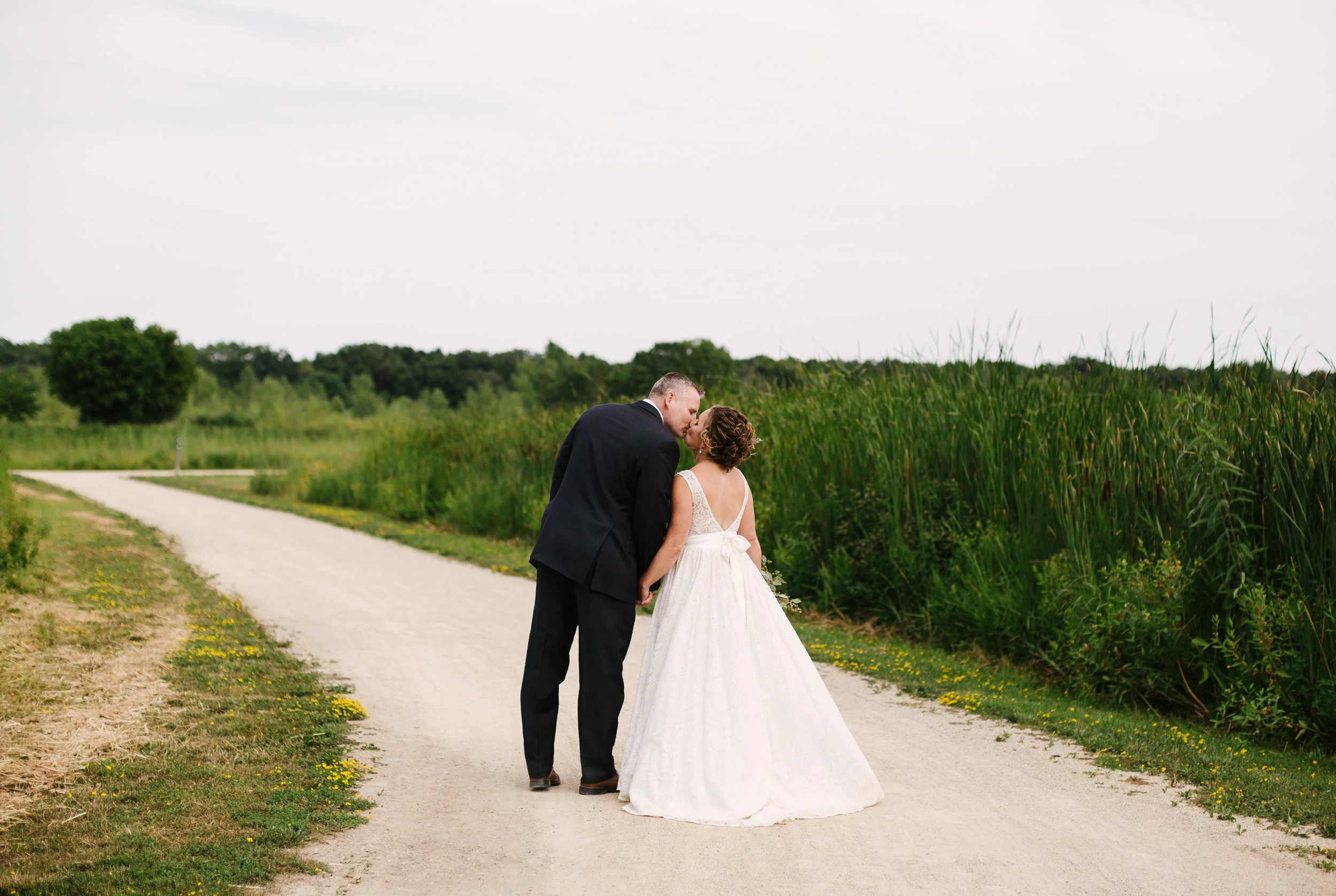 Sara & George's Illinois Prairie Wedding | Photo by Dorey Kronick