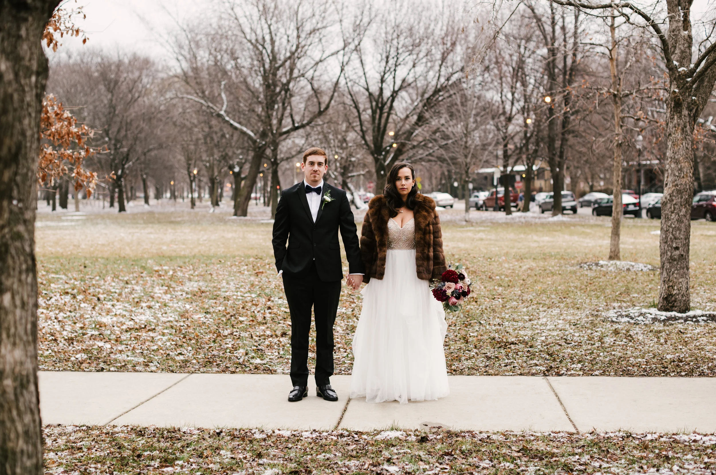 Annie & Kevin's Classy Winter Chicago Wedding | Photo by Dorey Kronick