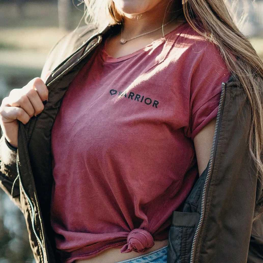 Heart Warrior Shirt for Nonprofit, Project Happy Hearts | by Dorey Kronick