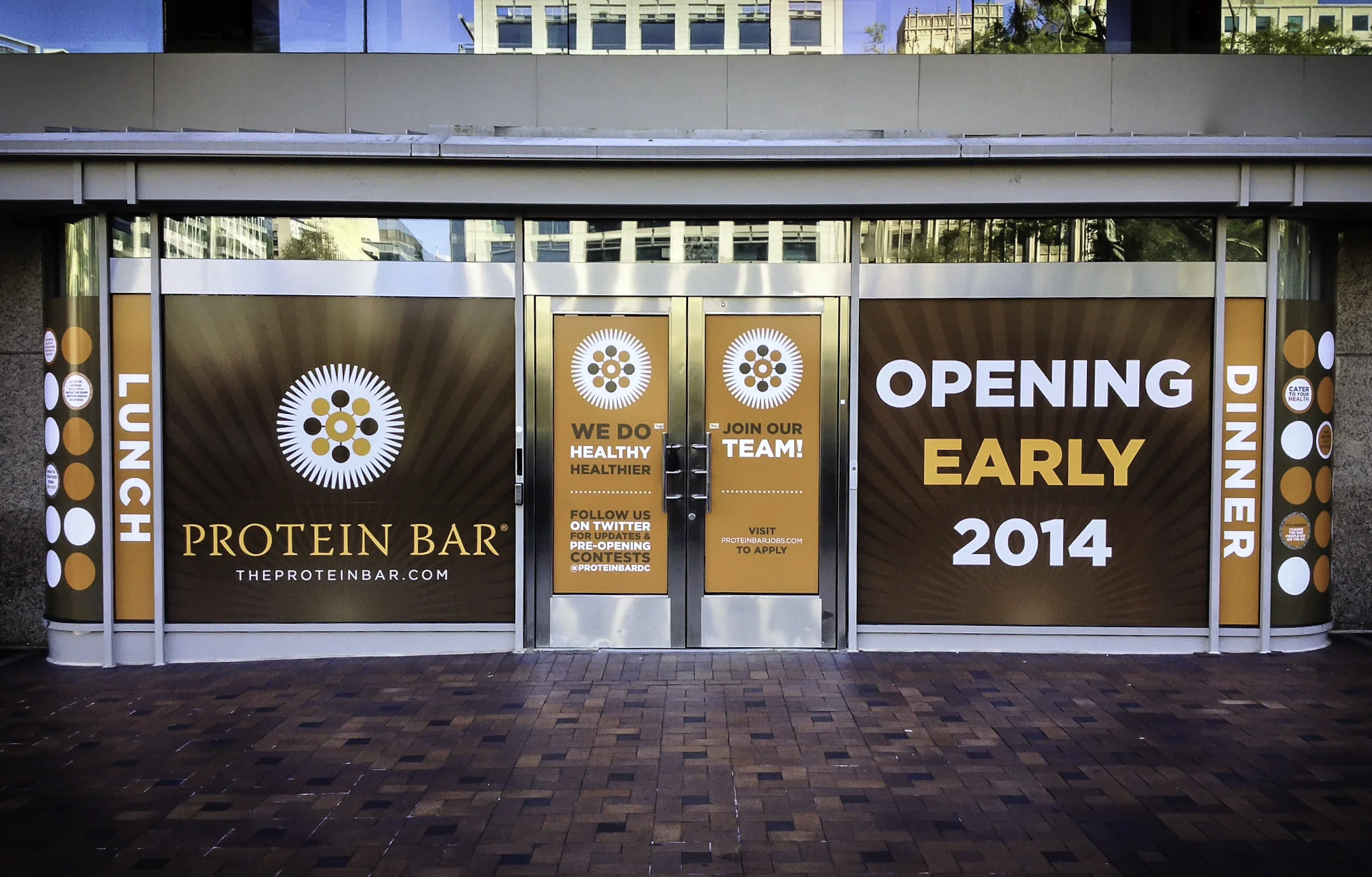 Window Designs for Protein Bar Restaurants, Washington, DC | by Dorey Kronick