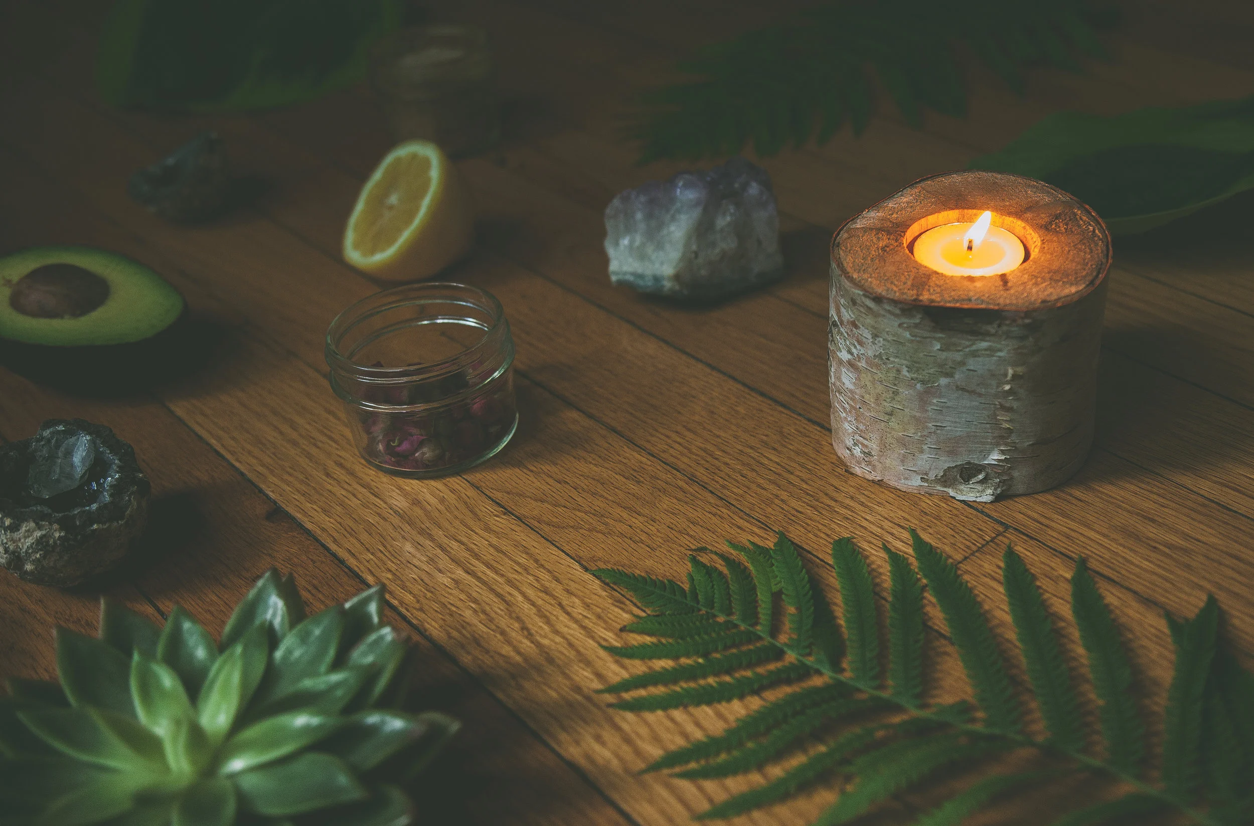 Health, Wellness, & Natural Beauty Flat Lay | Photo by Dorey Kronick