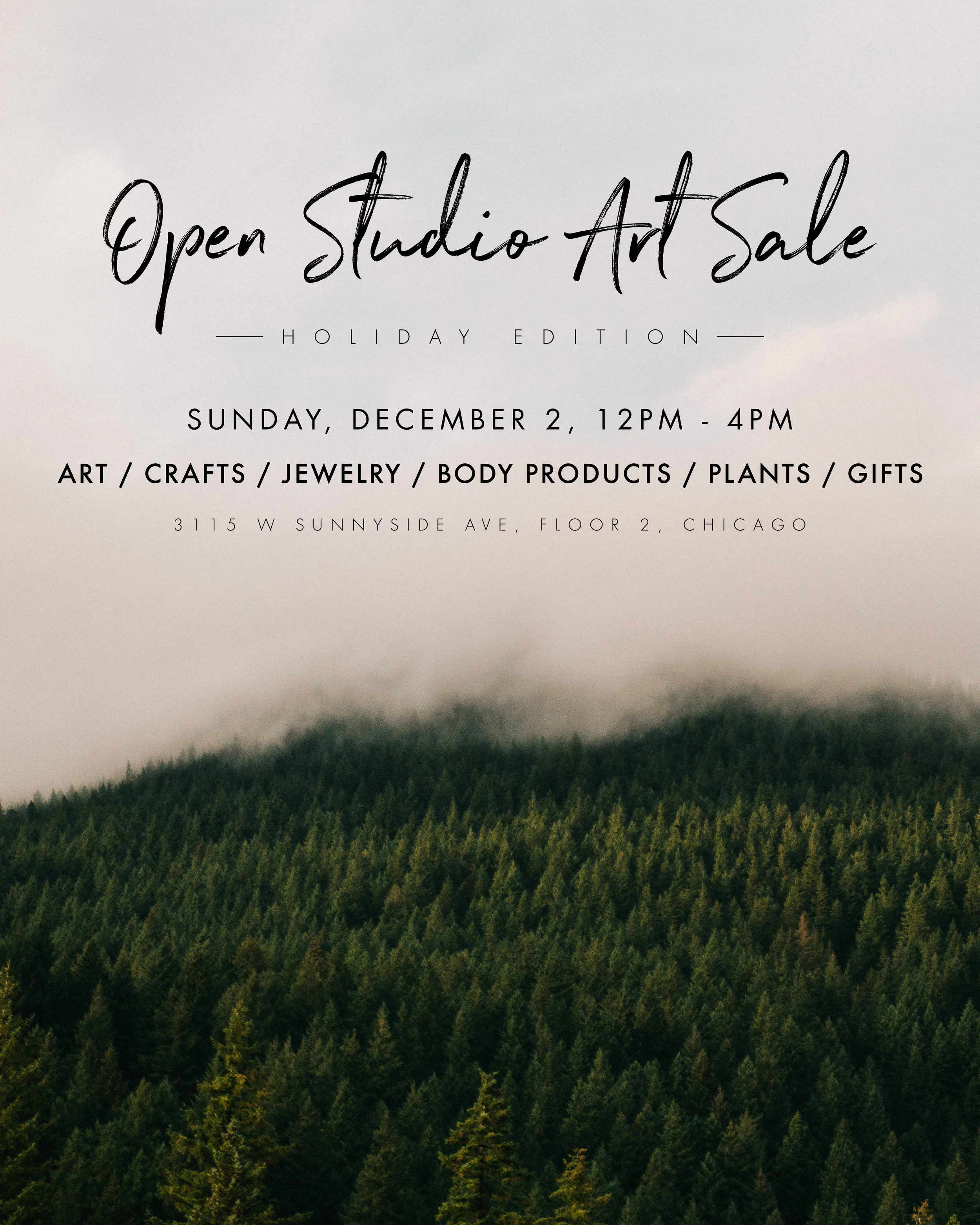 Open Studio Art Sale Flyer | by Dorey Kronick