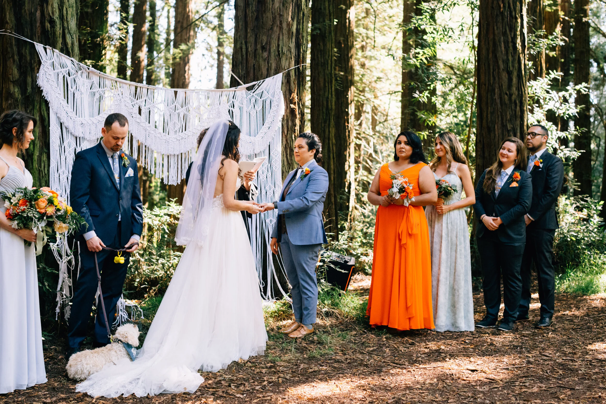 Melissa & Jessica's Oakland Forest Wedding | Photo by Dorey Kronick