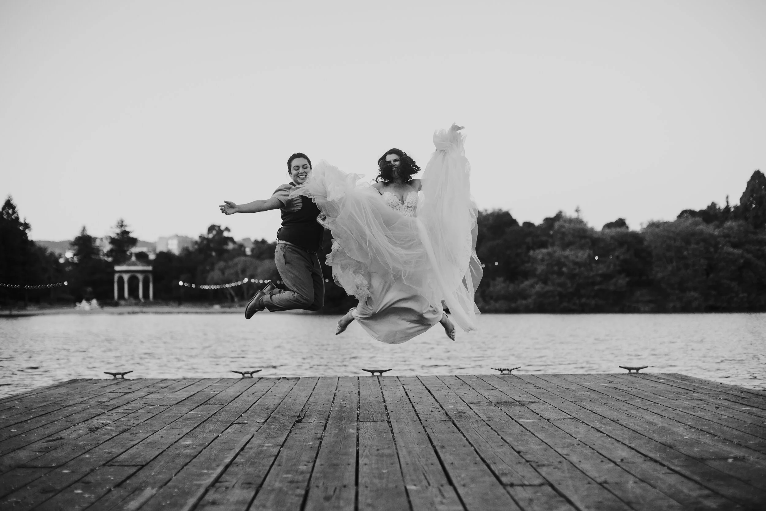 Melissa & Jessica's Oakland Forest Wedding | Photo by Dorey Kronick