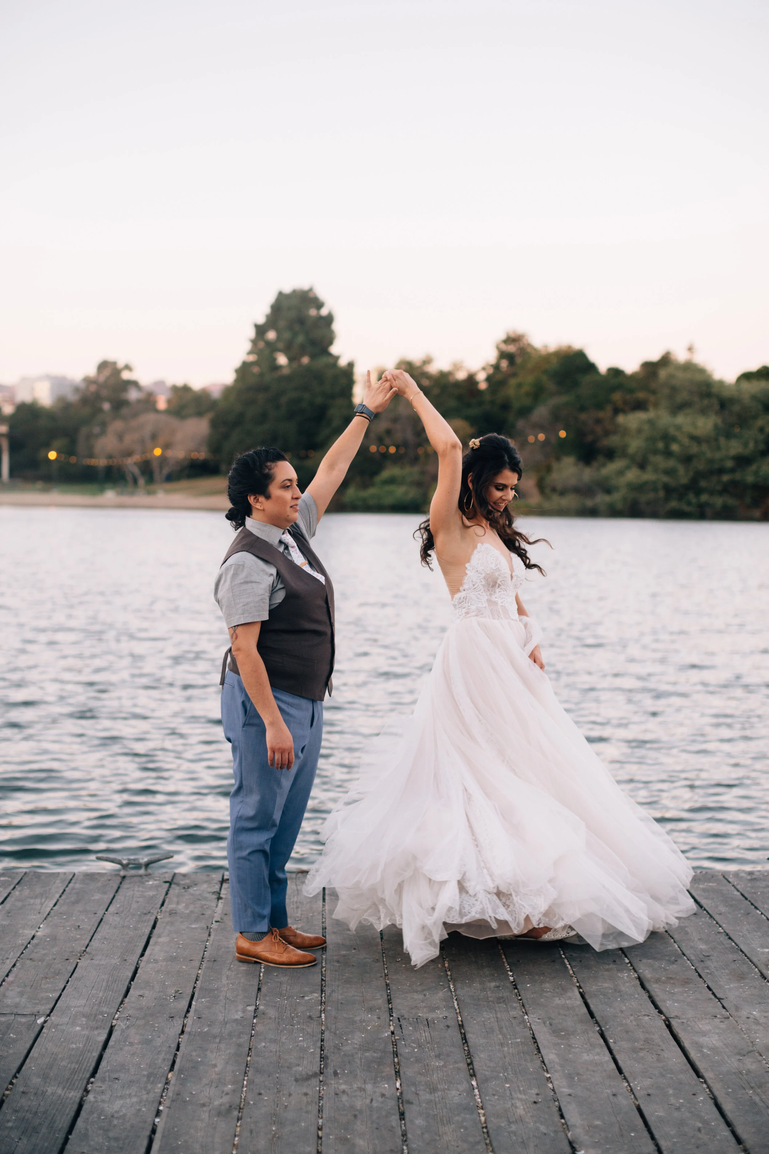 Melissa & Jessica's Oakland Forest Wedding | Photo by Dorey Kronick