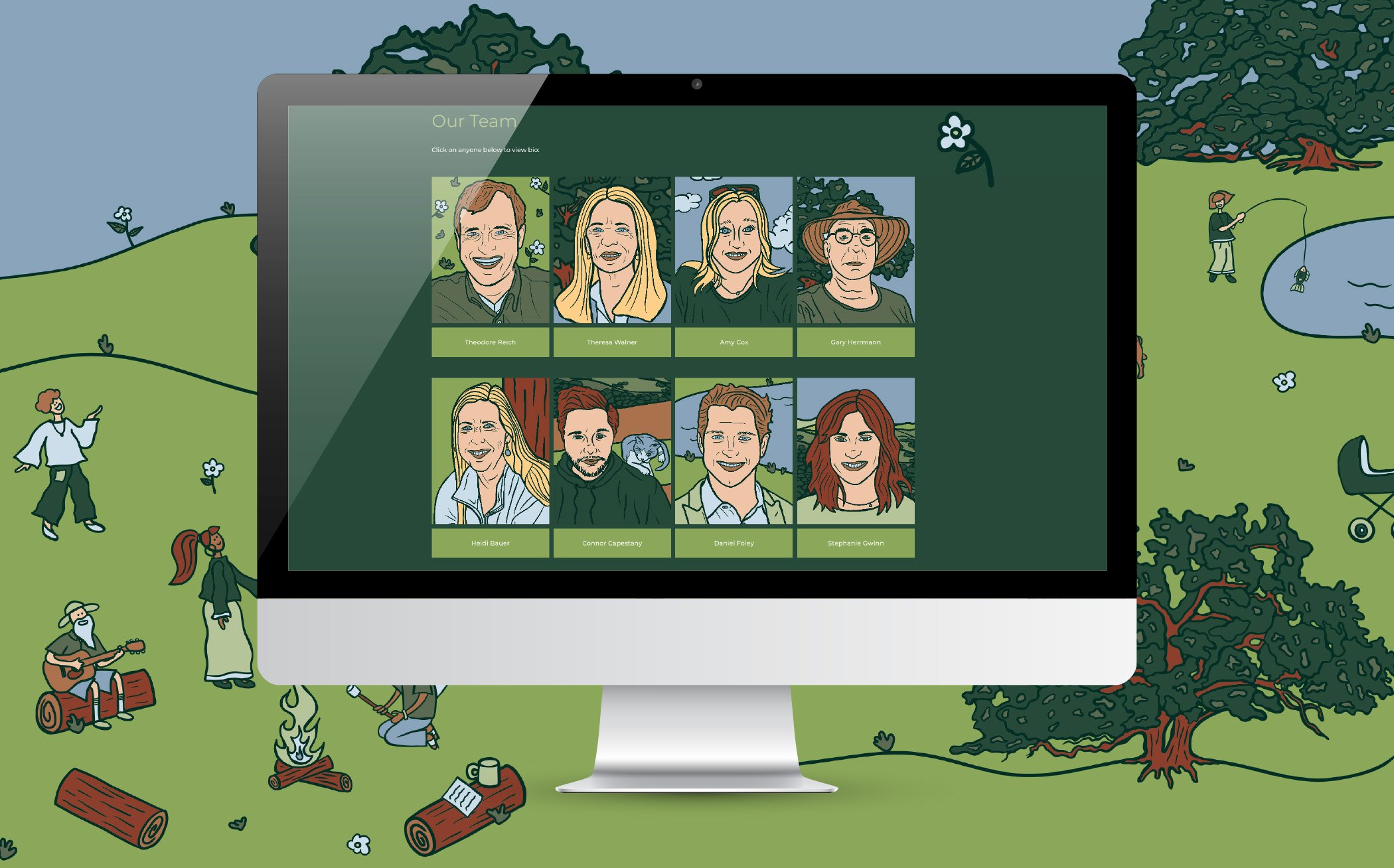 Reich and Walner LLP  Brand, logo, website design, and custom illustrations for Reich and Walner LLP