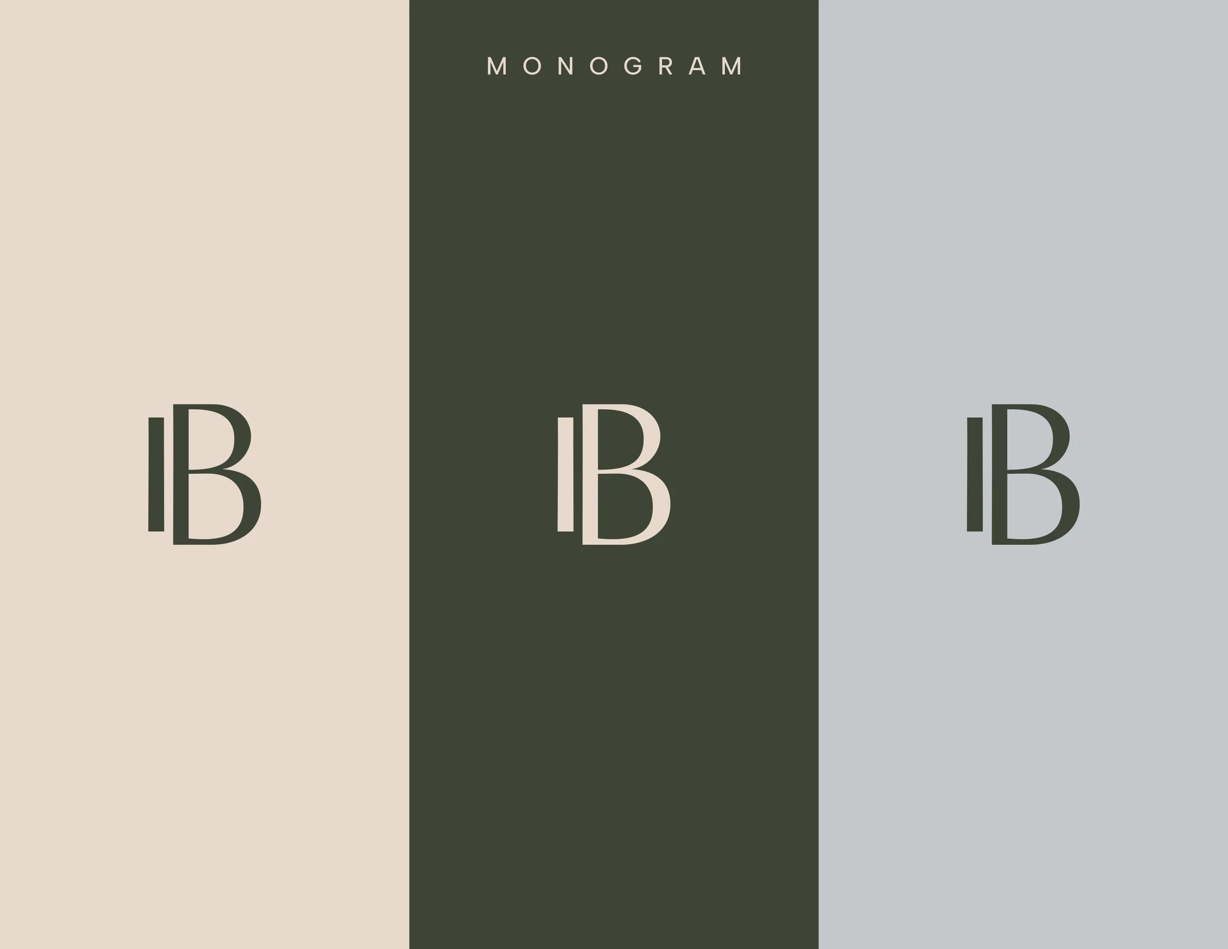 InnerBloom Therapy Chicago Practice Brand Guide and Logo + Monogram Design by Creative Director, Dorey Kronick