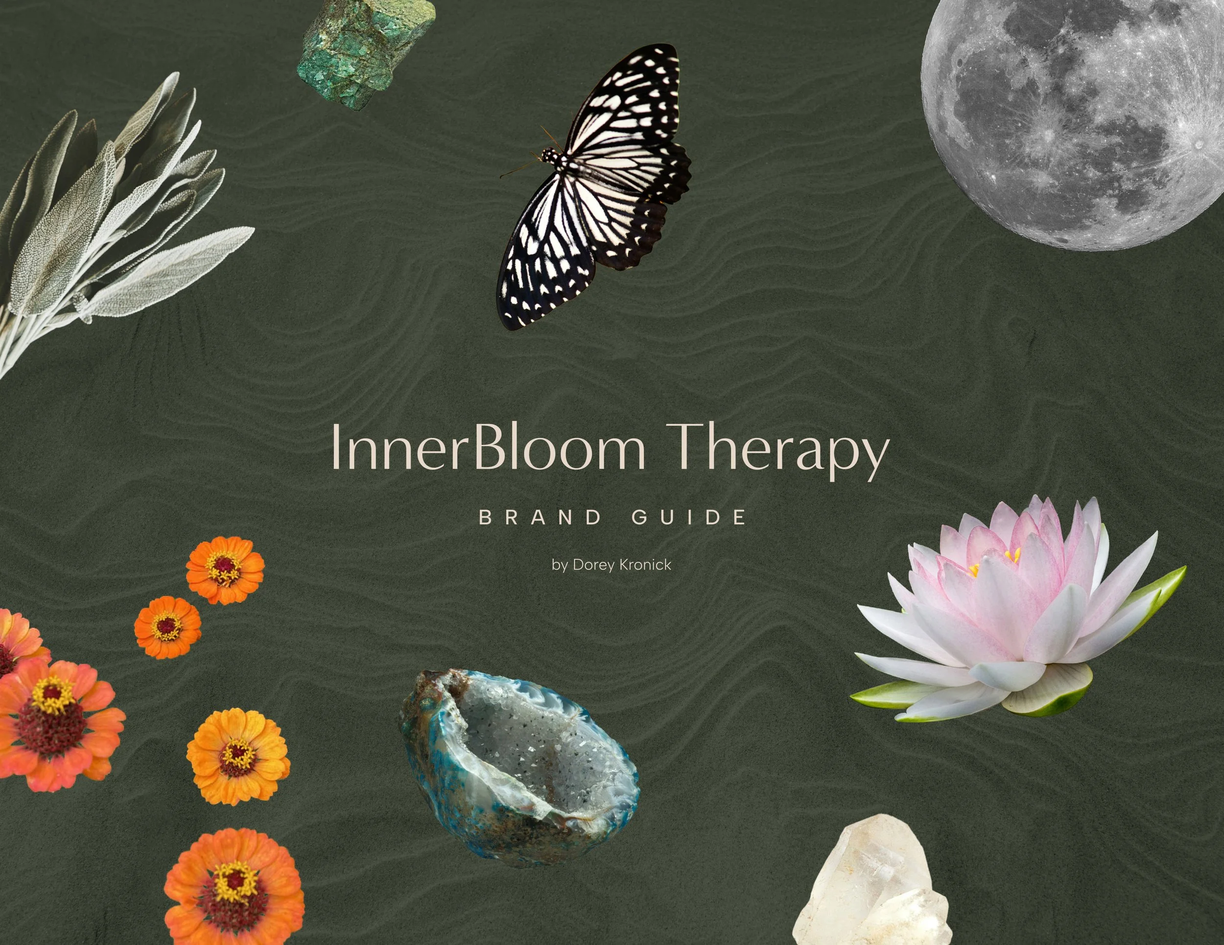 InnerBloom Therapy Chicago Practice Brand Guide Design by Creative Director, Dorey Kronick