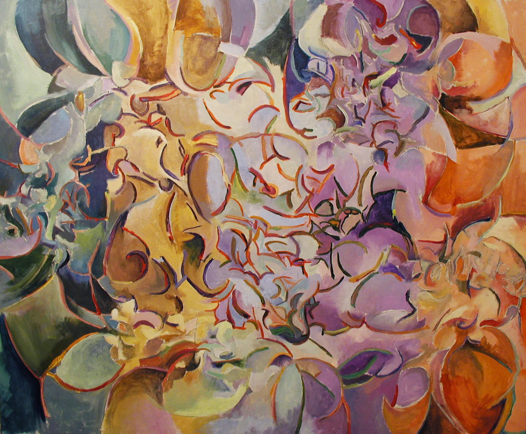 Abstract Nude Self Portrait