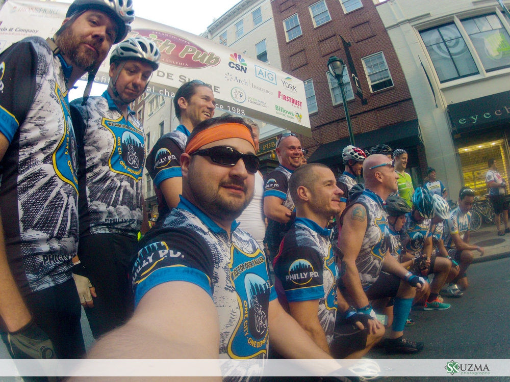 Right before the team photo