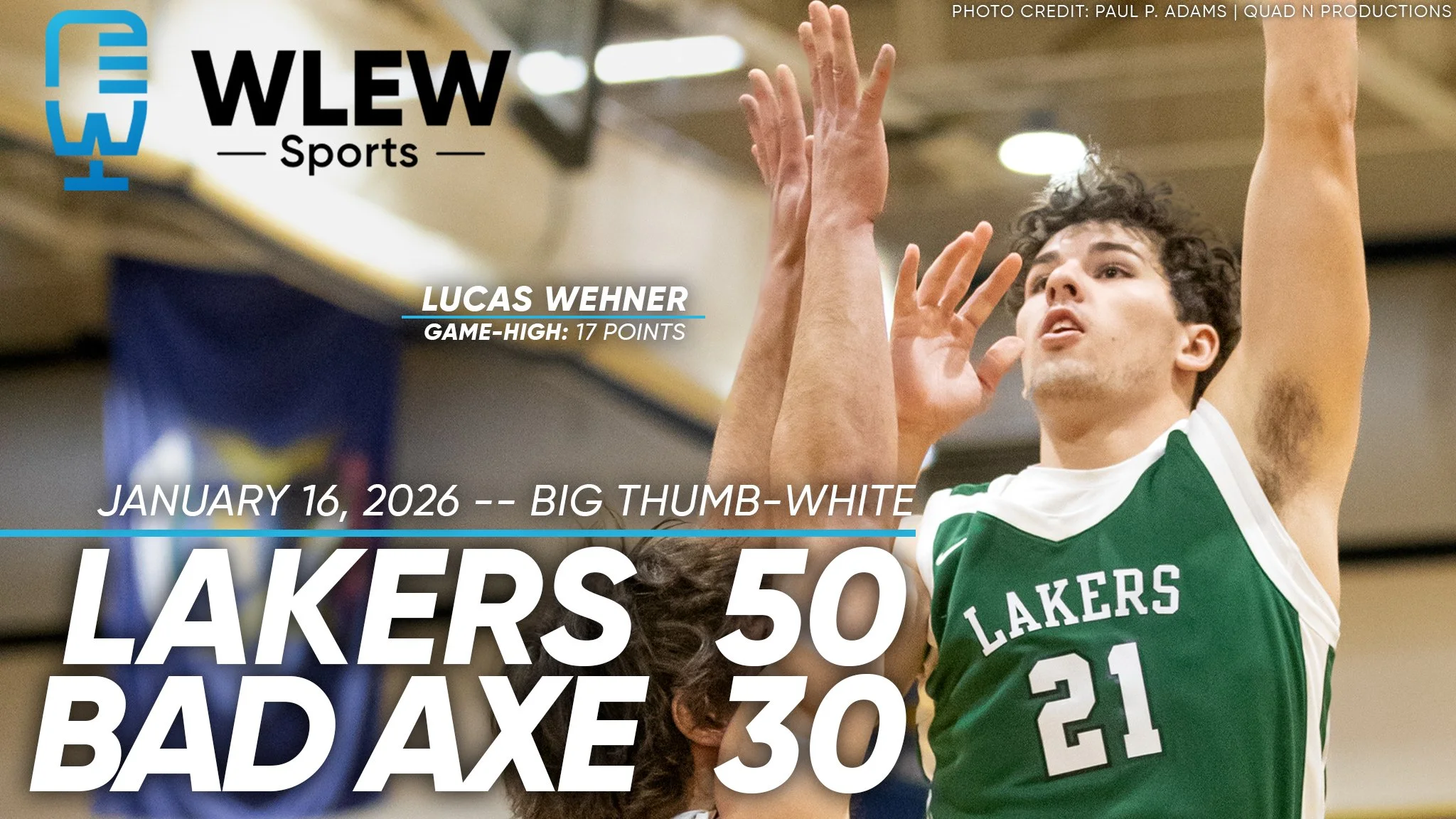 Lakers 50, Bad Axe 30