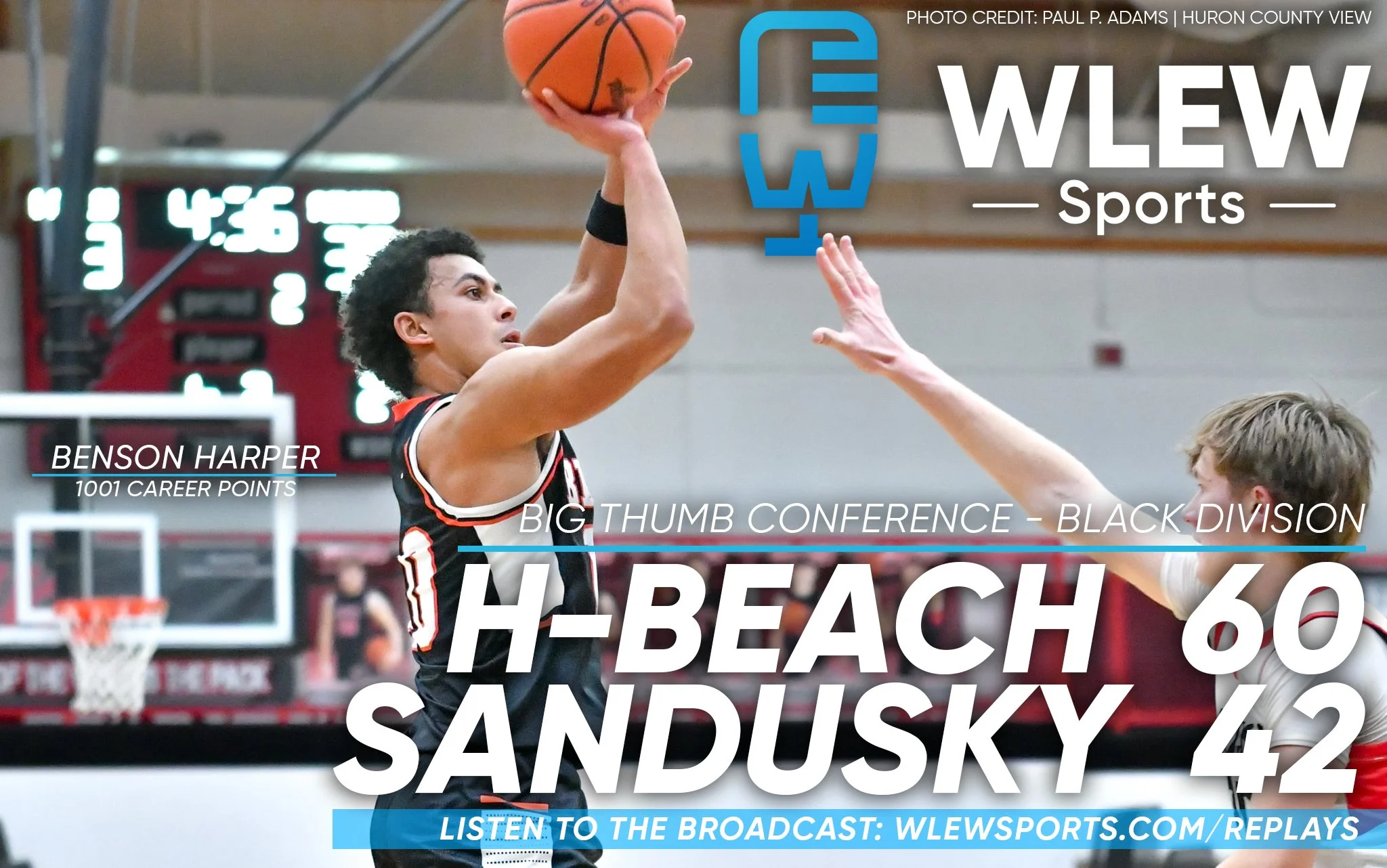 Harbor Beach 60, Sandusky 42