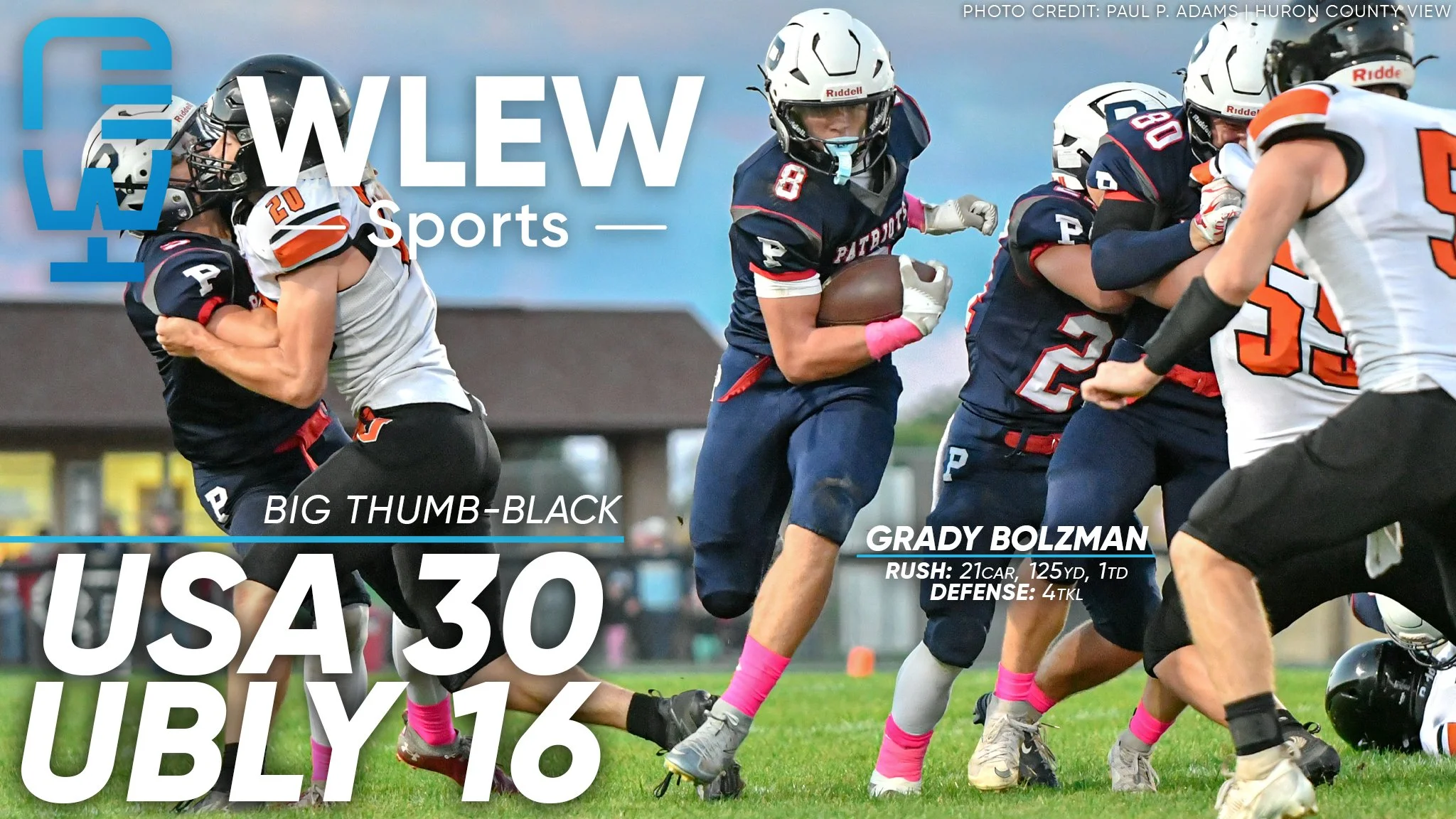 USA 30, Ubly 16