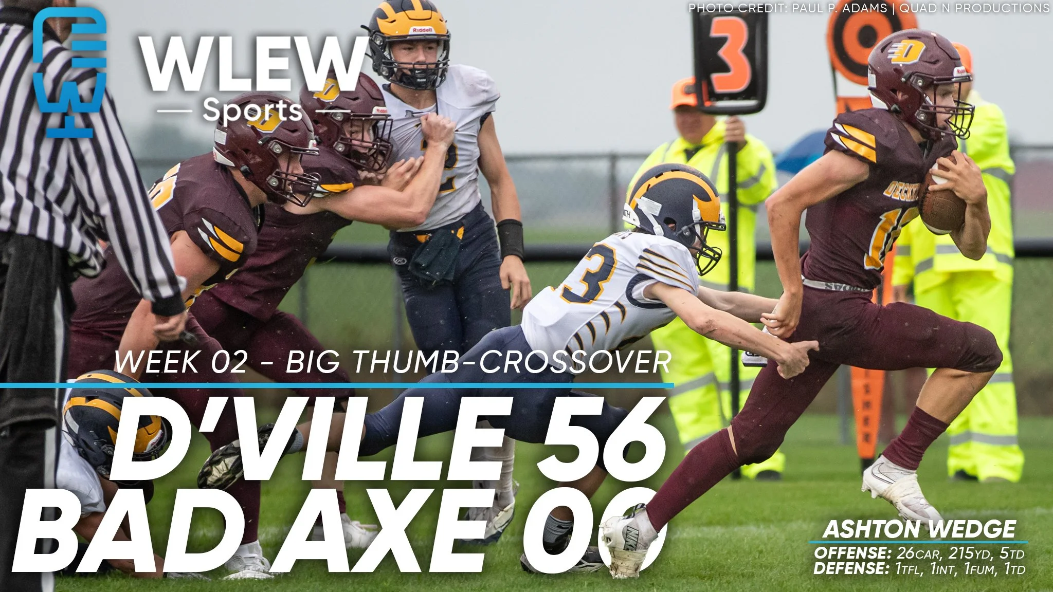 Deckerville 56, Bad Axe 0