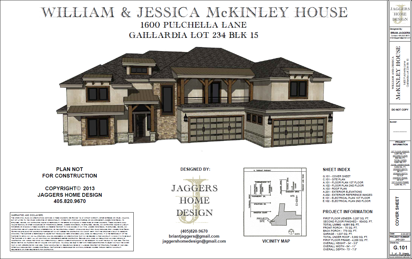 Sample Plan — Jaggers Home Design