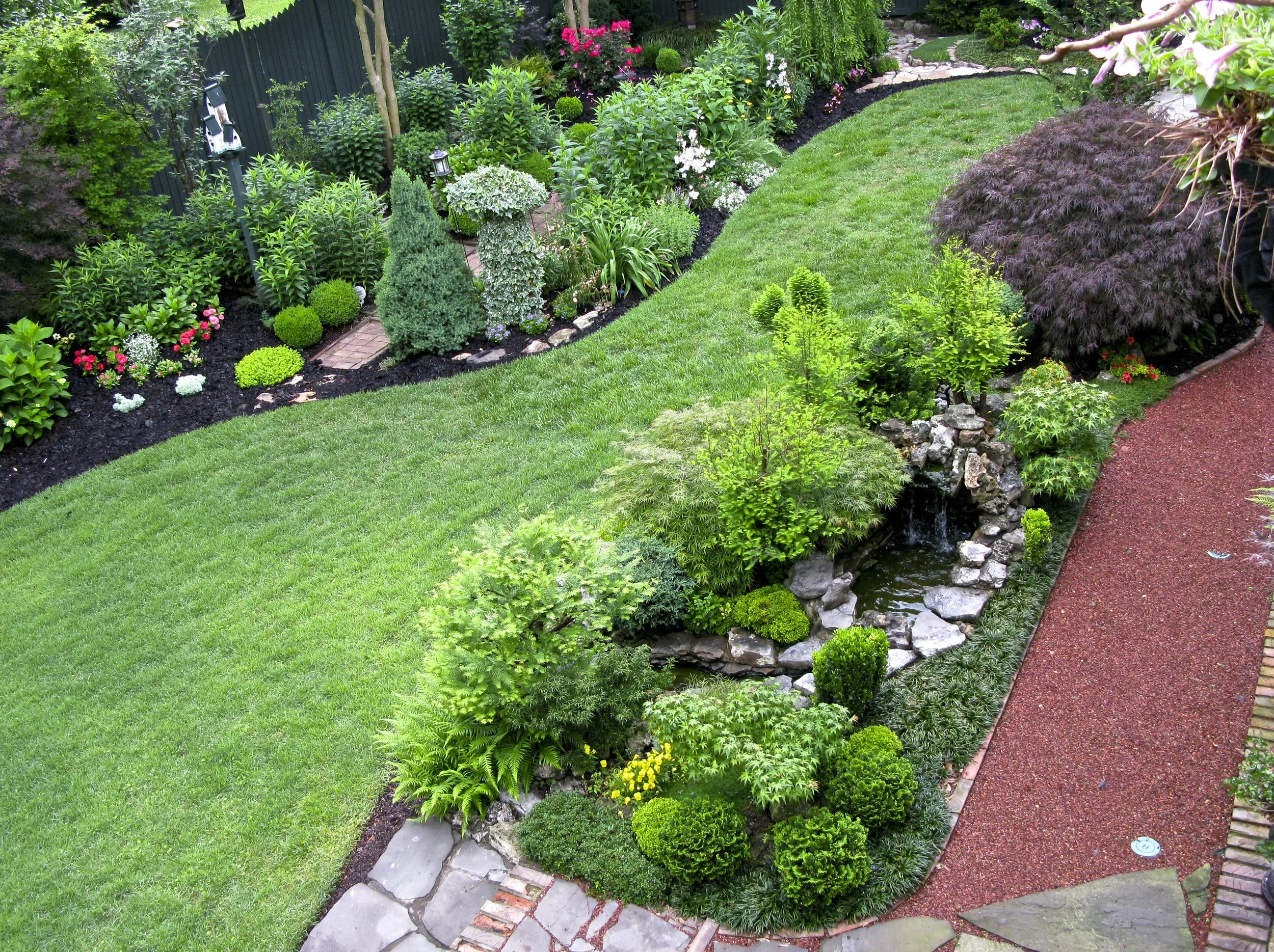Garden: Northeast View from Deck