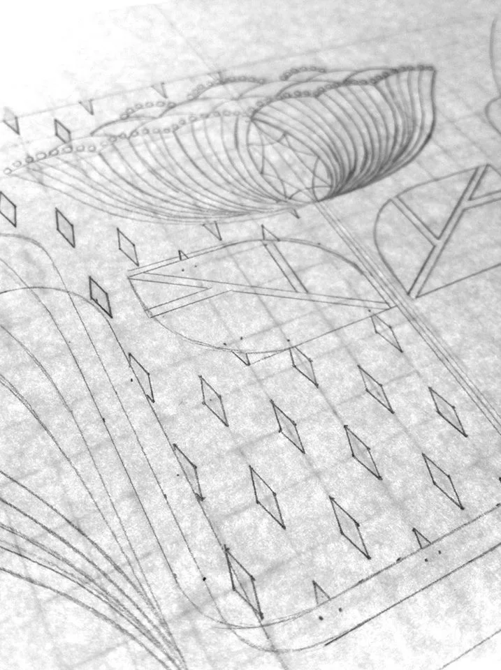 a little sketch, getting ready for the exhibition