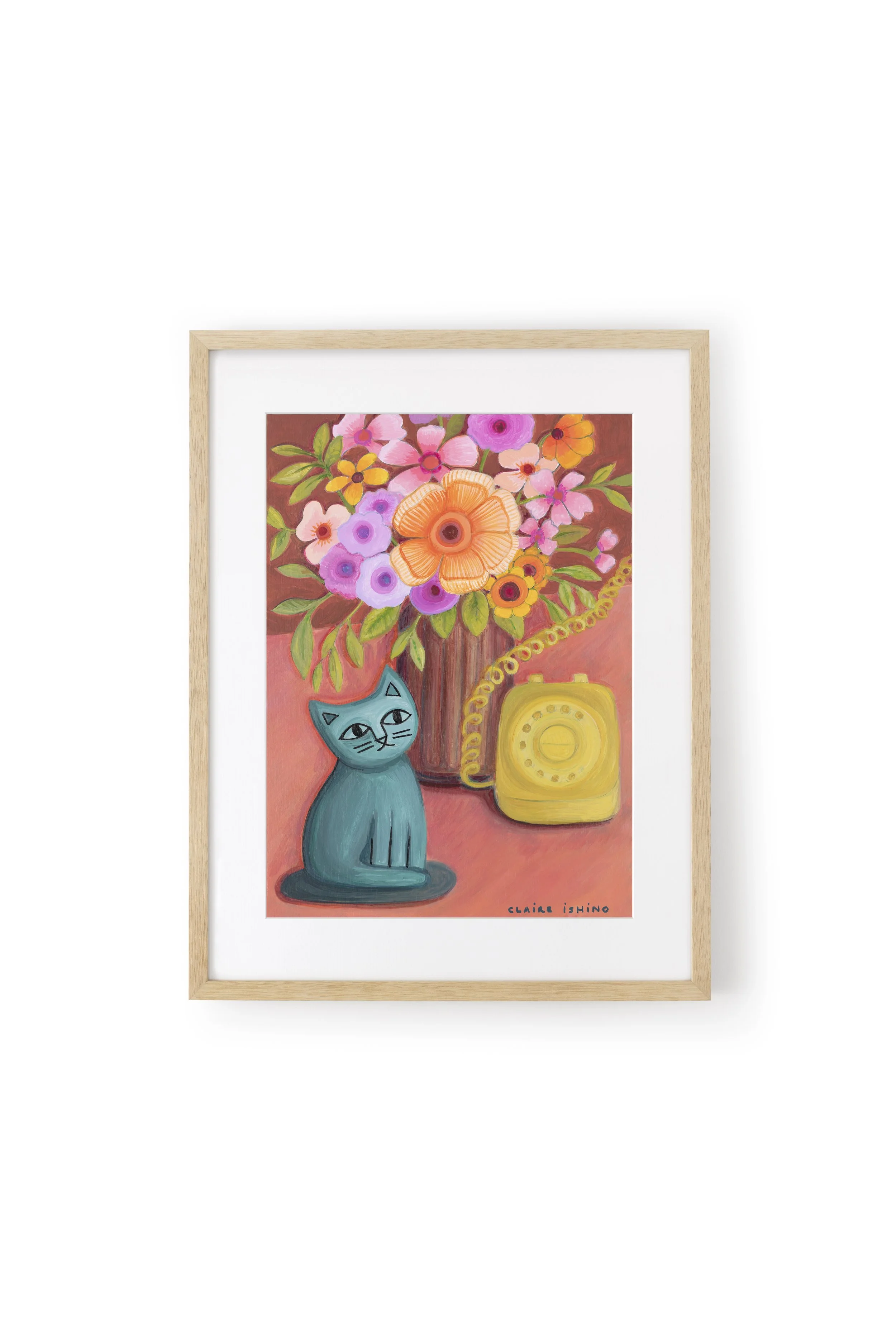 アート・デザイン・音楽 Neofurniture Claire Downey Rizzoli Resilience (Orchids) - Floral Art Print – Art by Claire Collins